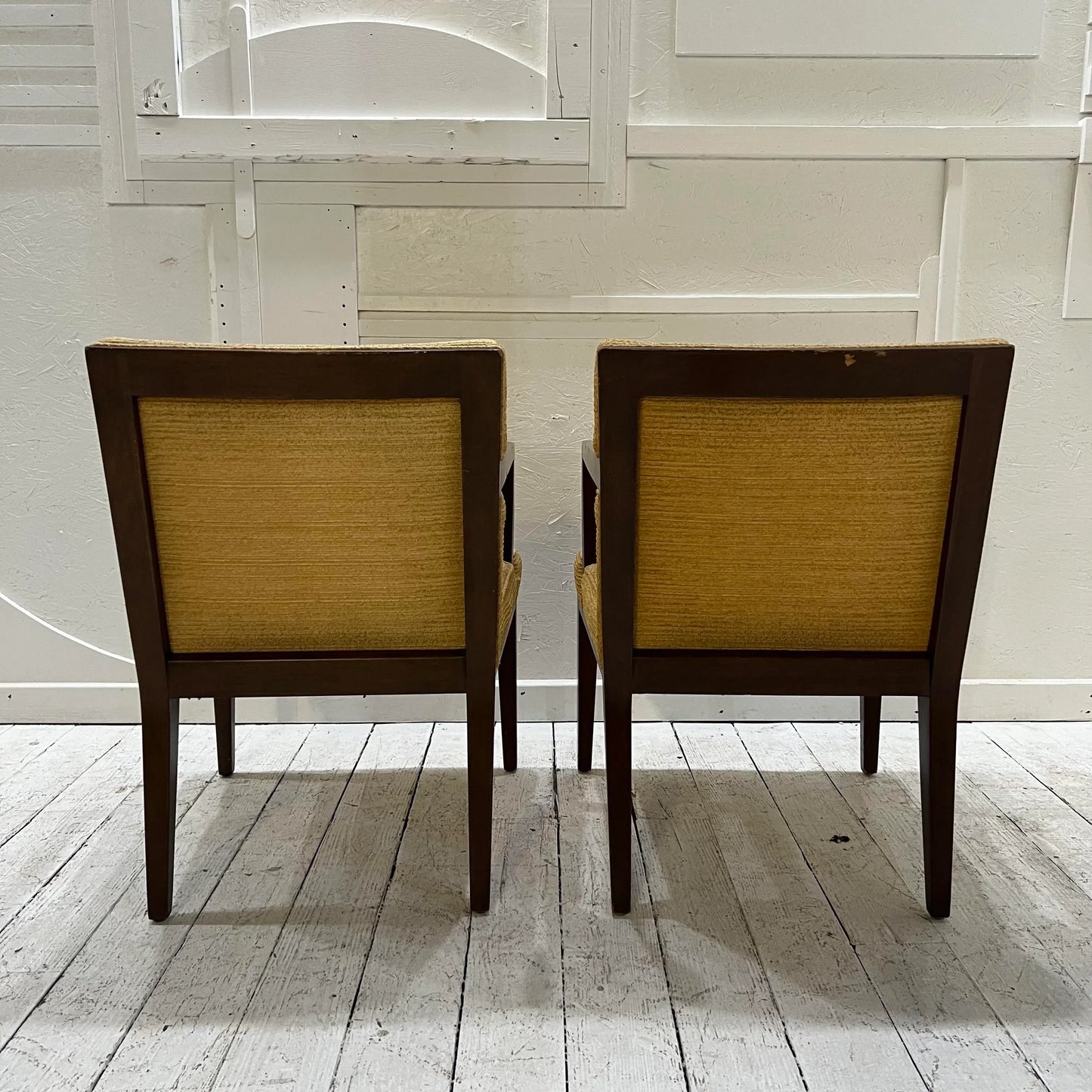 Mid Century Modern Pair of Dunbar Arm Chairs