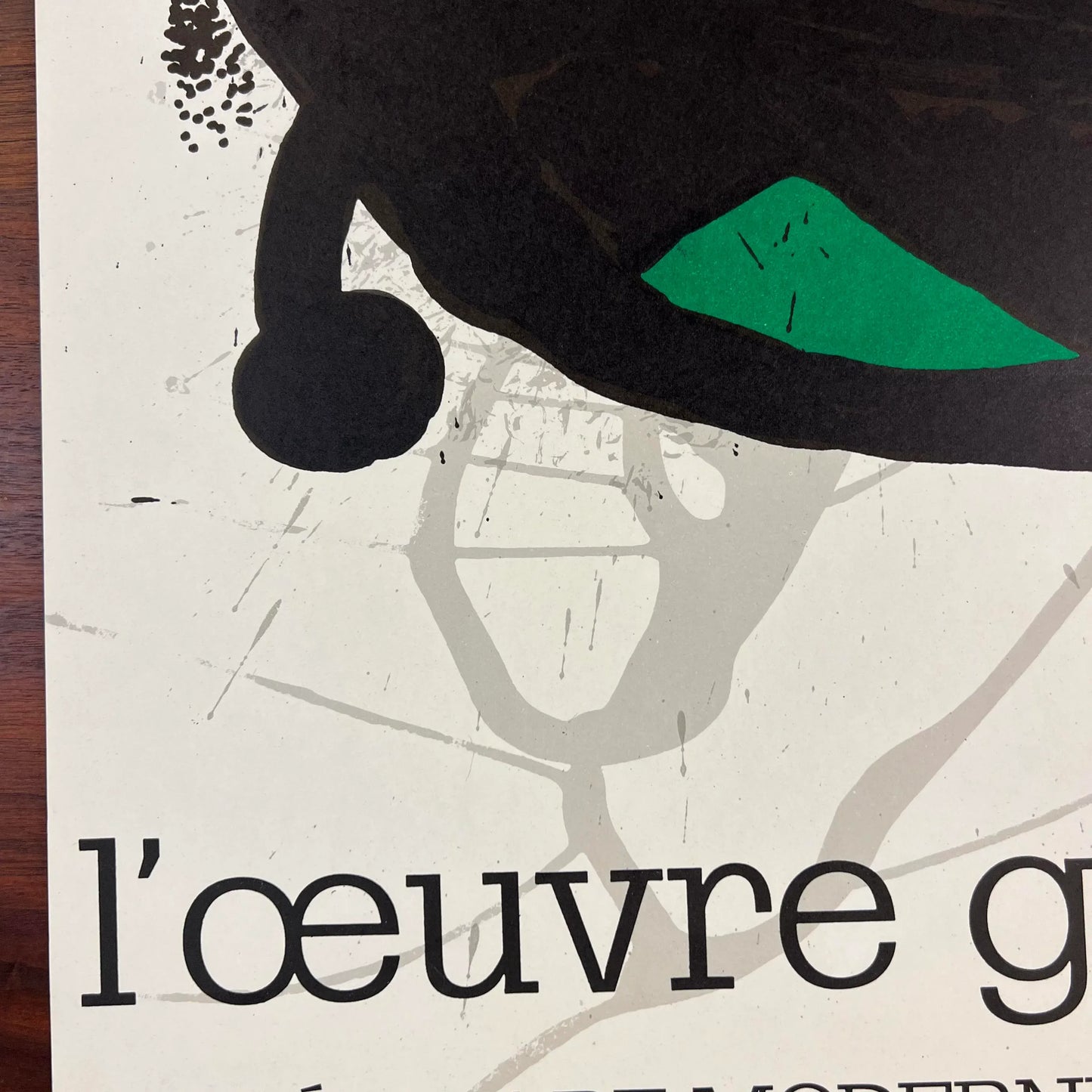 Original Joan Miró Stone Lithograph 1974