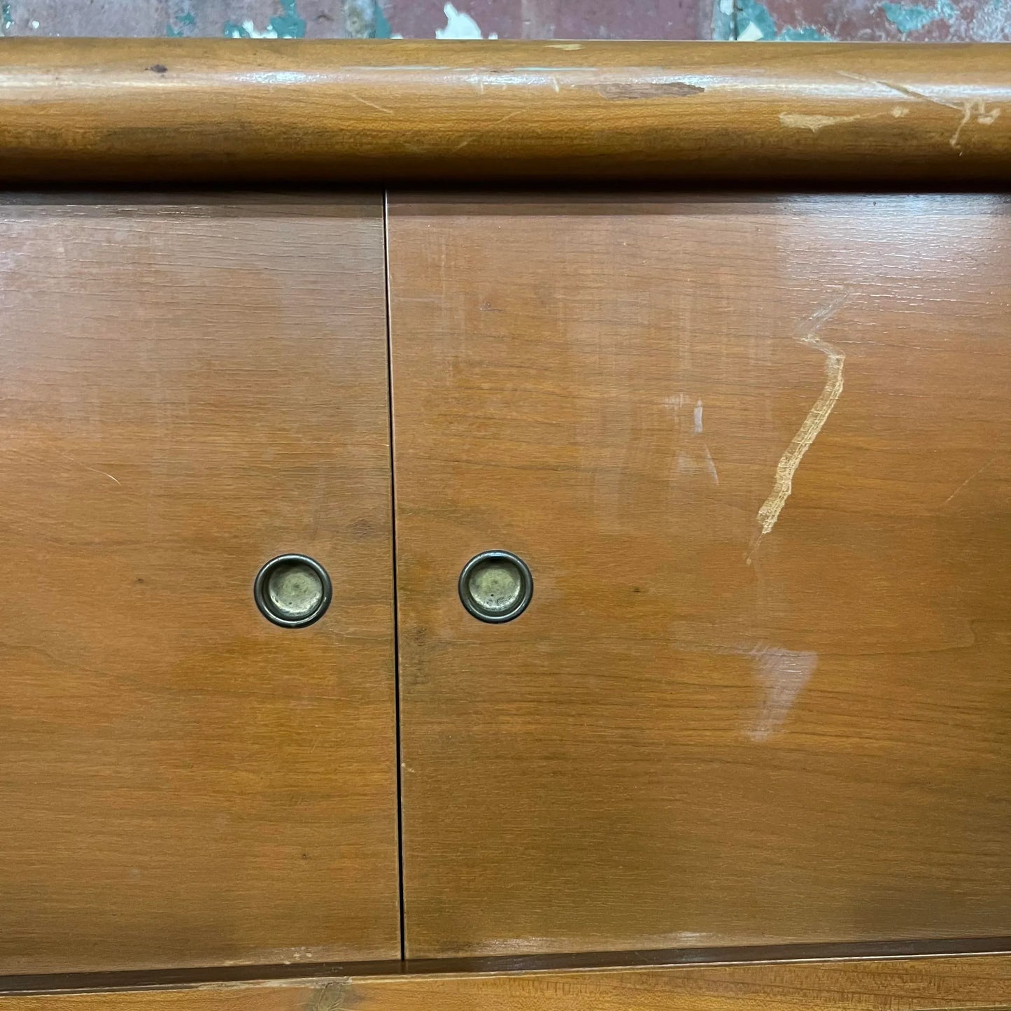 Cherry Wood Full Size Headboard With Storage Gibbings Style