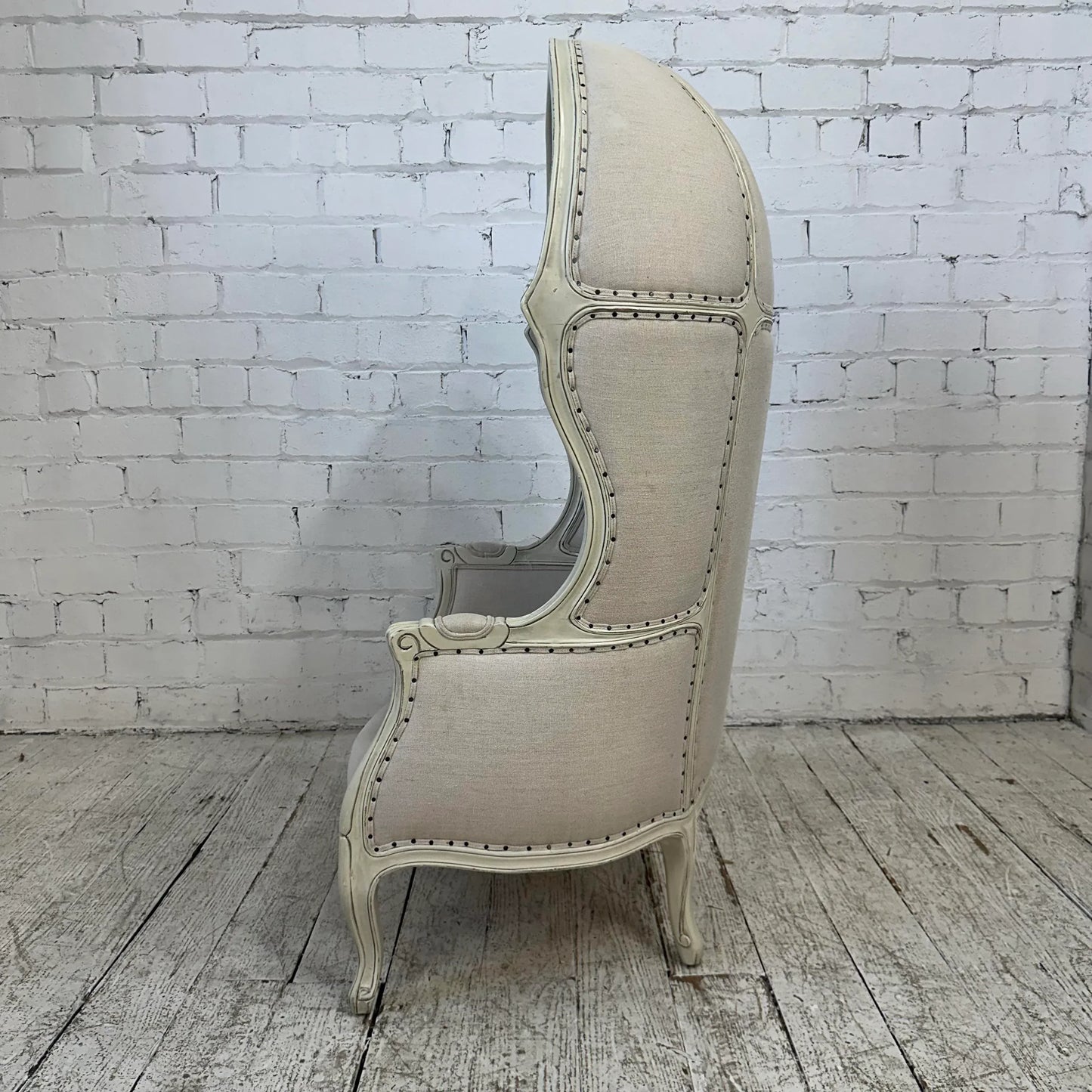 Contemporary Child Size Versailles Canopy Chair Restoration Hardware