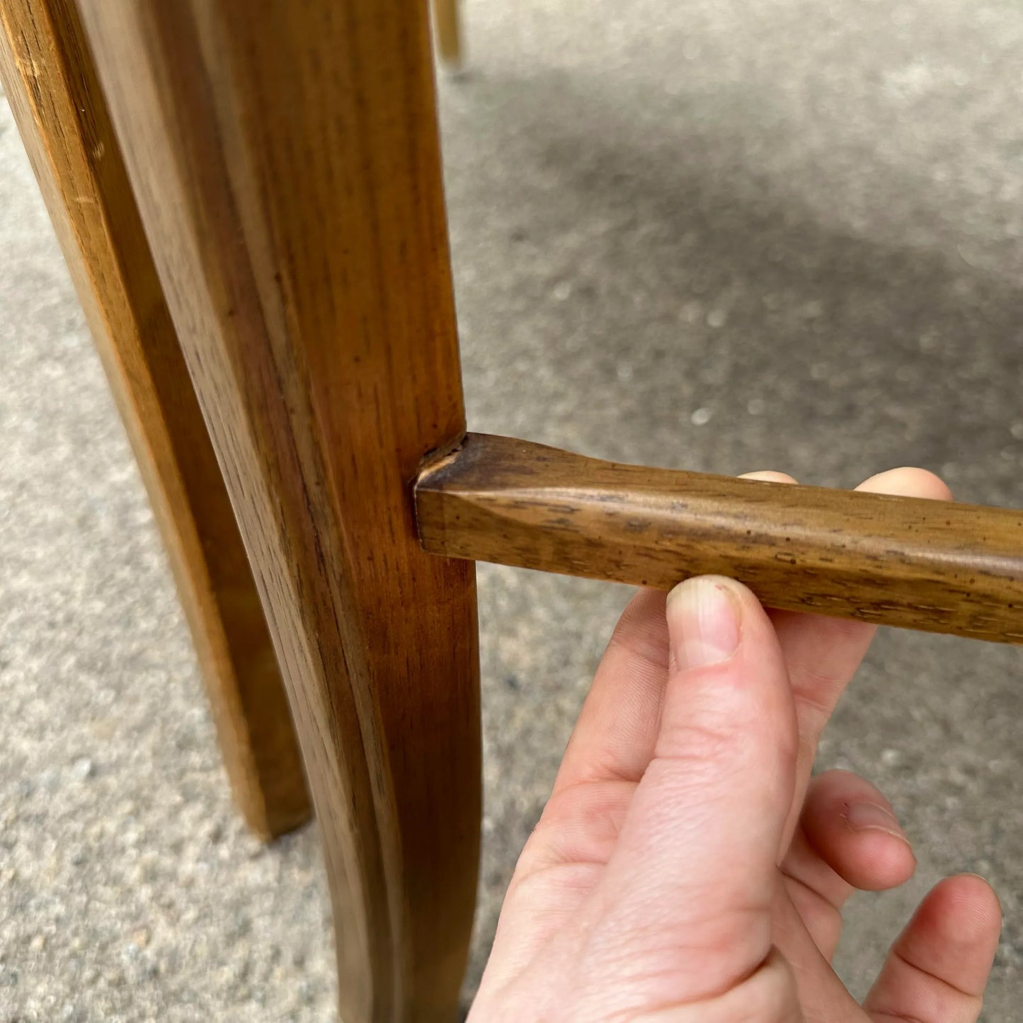 Pair of Thomasville End Tables Bentwood Legs Gibbings Feel