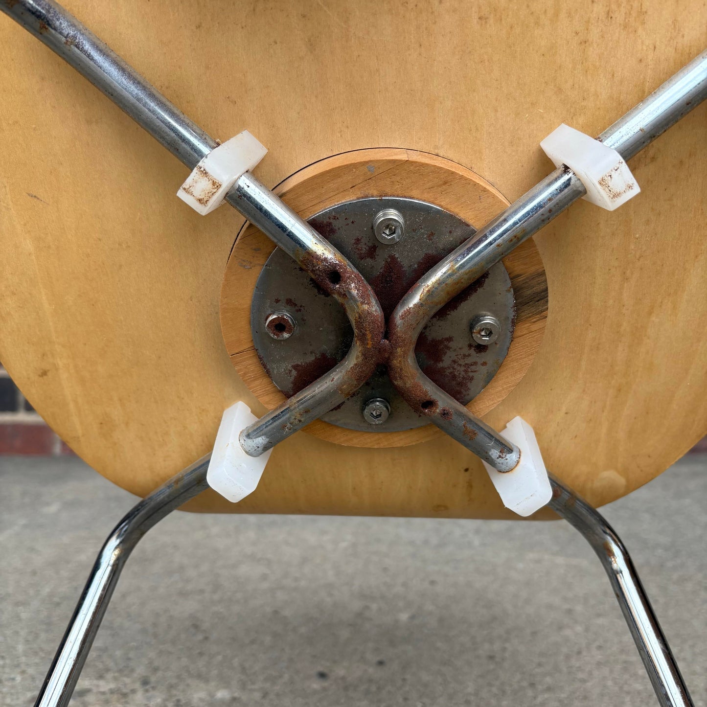 Mid Century Modern Set of 4 Children’s Bentwood Chairs Styled After Arne Jacobson