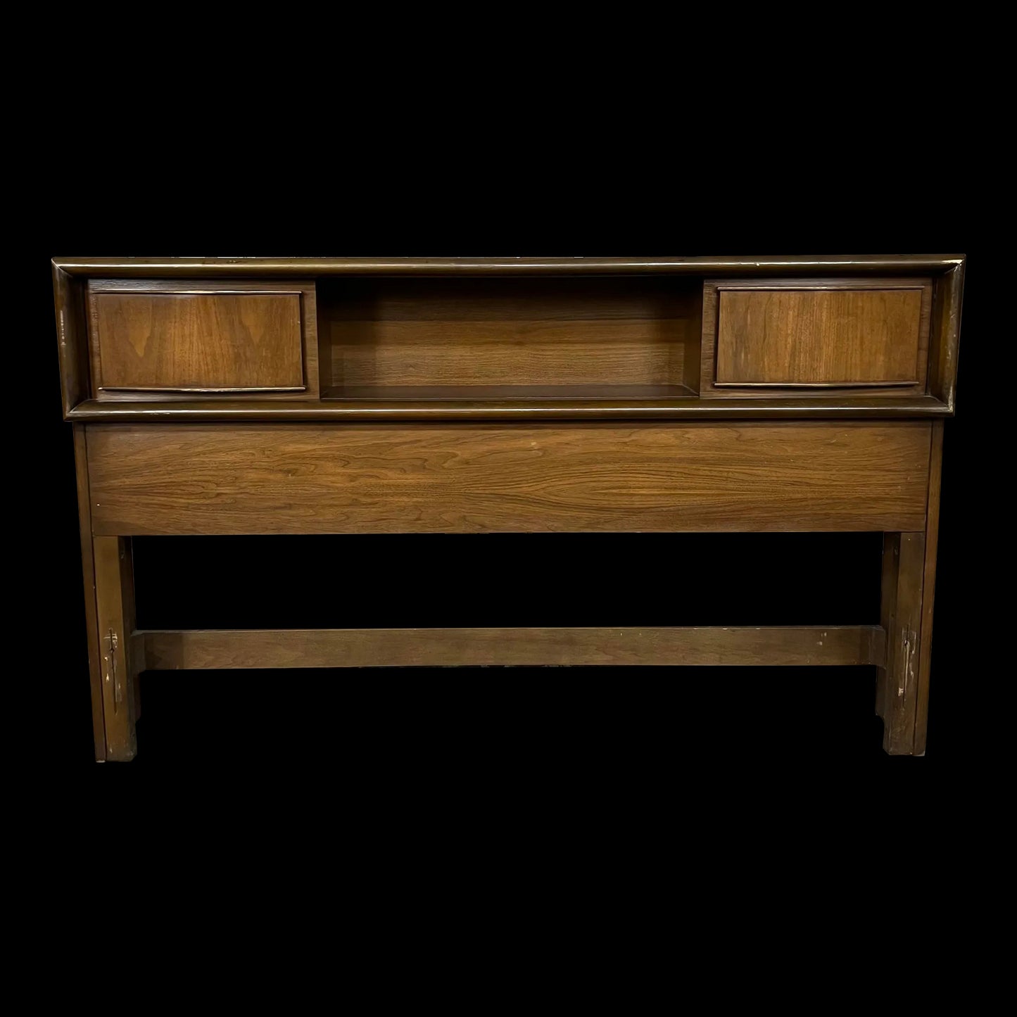 United Furniture Walnut Headboard With Storage