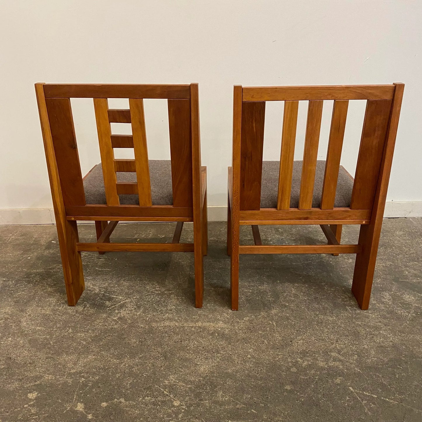 Pair of American Studio Made Chairs by Bruce DeMarco Cleveland Ohio