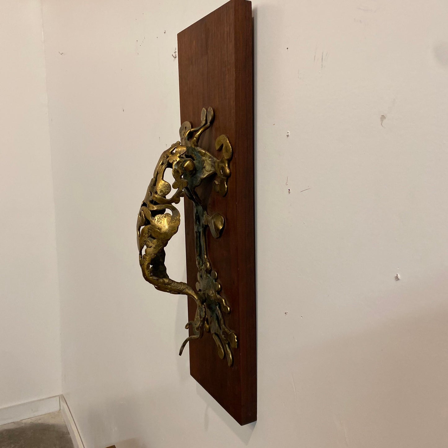 Mid-Century Modern Bronze Door Knocker by Don Drumm