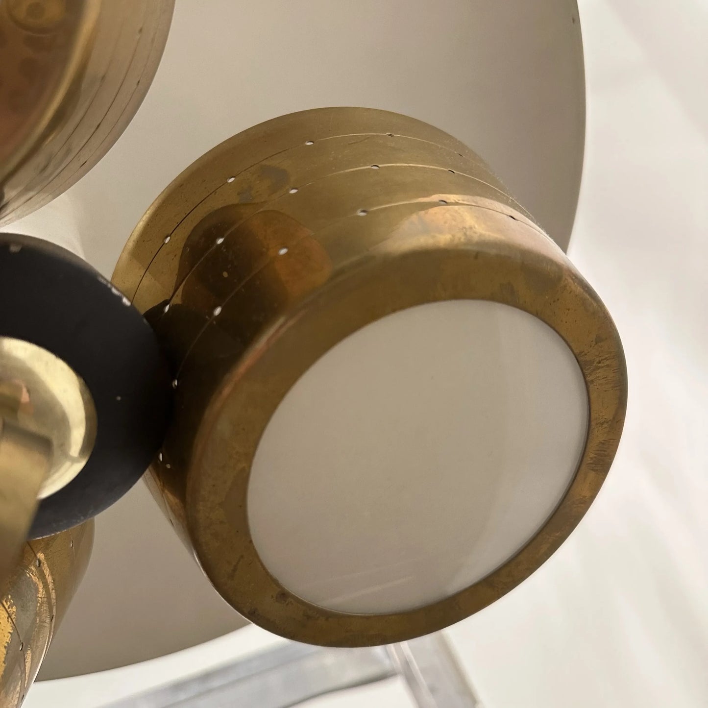 Gerald Thurston Lightolier Pull Down Pendant Chandelier Ceiling Lamp Mid-Century Modern