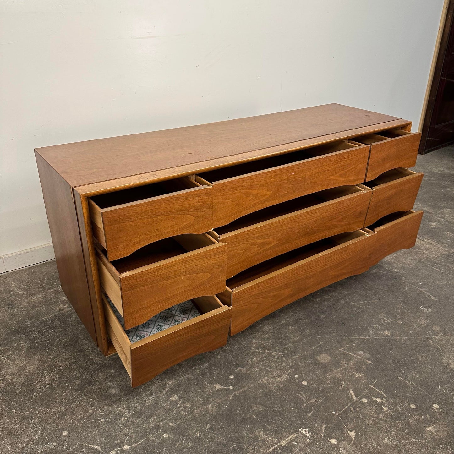 Mid Century Modern Kent Coffey Low Dresser "The Elegante" Line