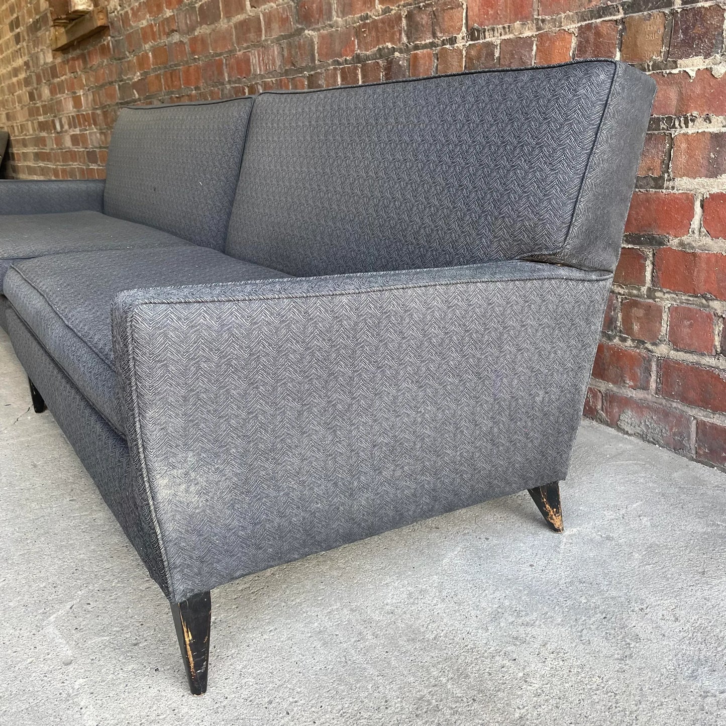 Vintage Paul McCobb Planner Group 2 Piece Sofa, Unmarked
