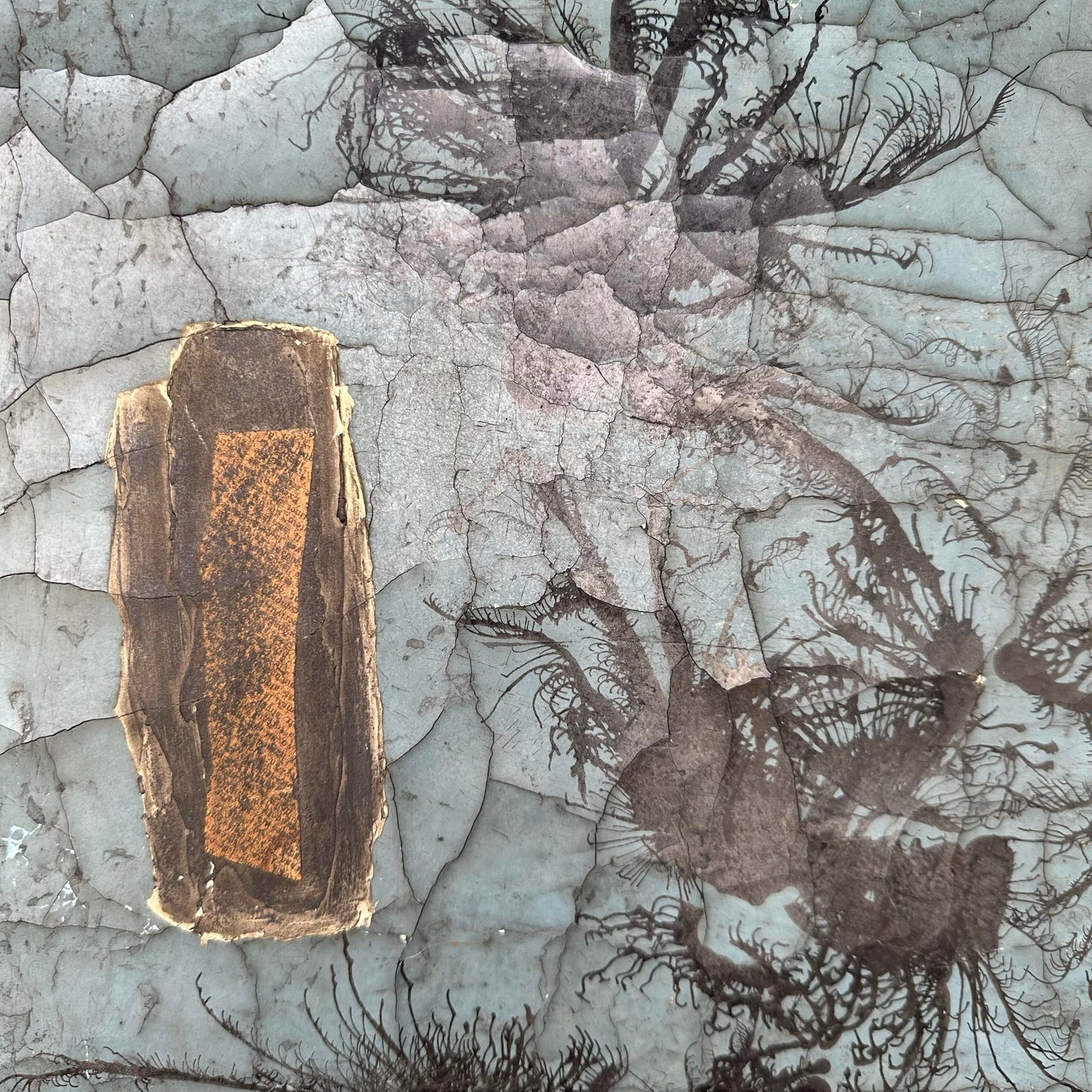 1956 Joseph (Jef) Banc Abstract Mixed Media Painting