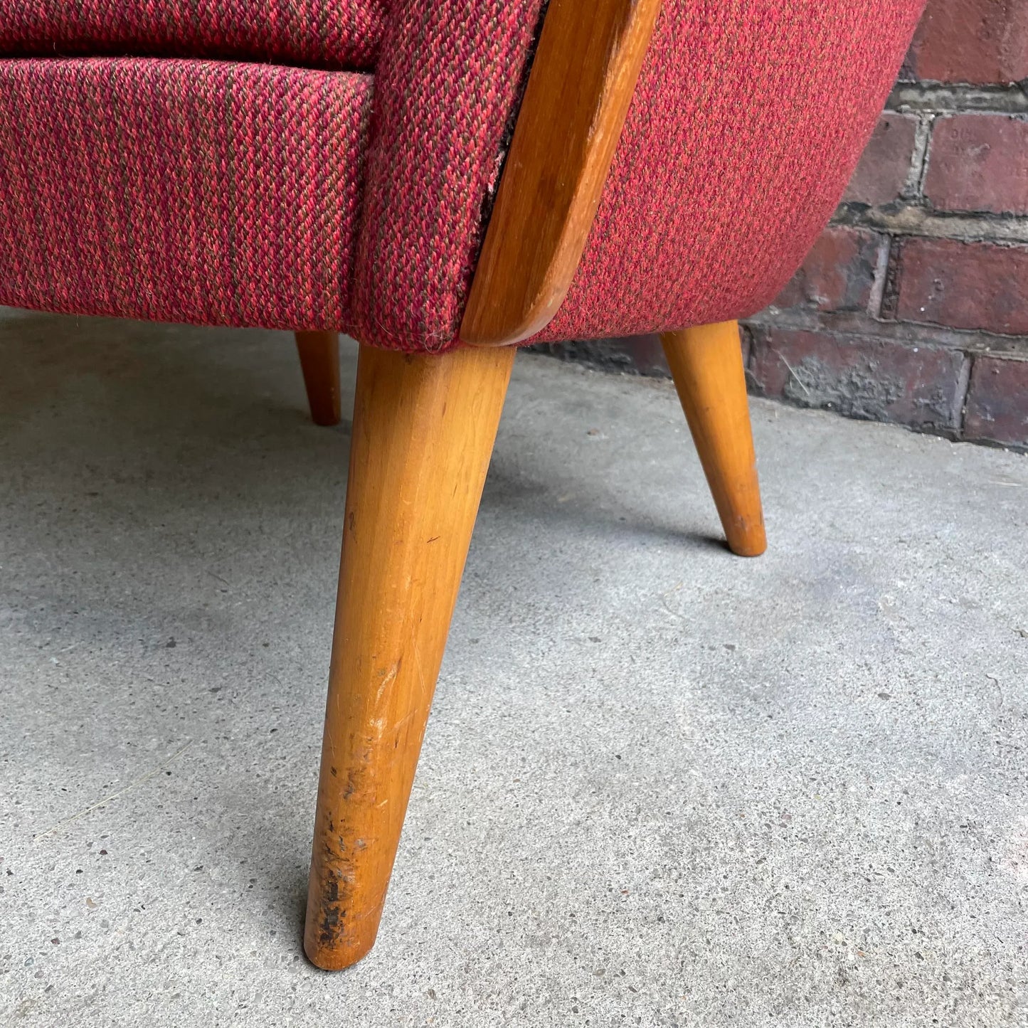Norwegian Modern Mid Century Teakwood Armchair