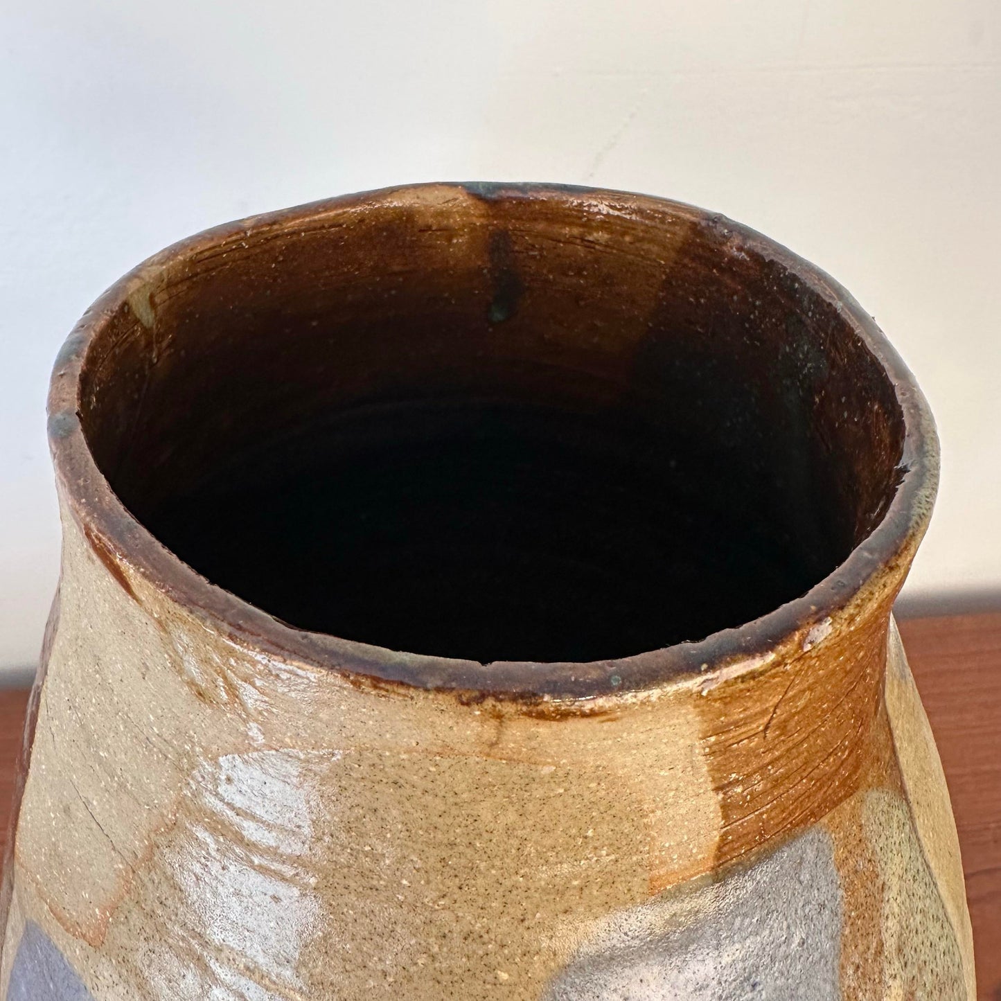 Studio Made Glazed Ceramic Vessel Signed