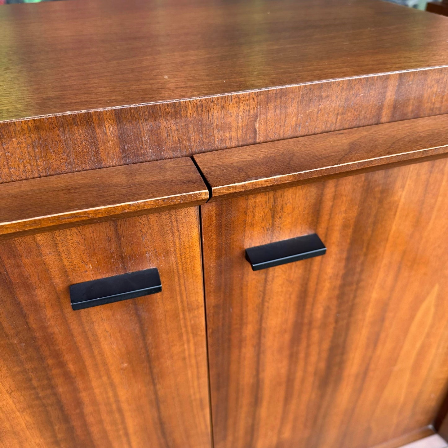 Mid-Century Modern Pair of Tobago Canadian Brutalist Nightstands