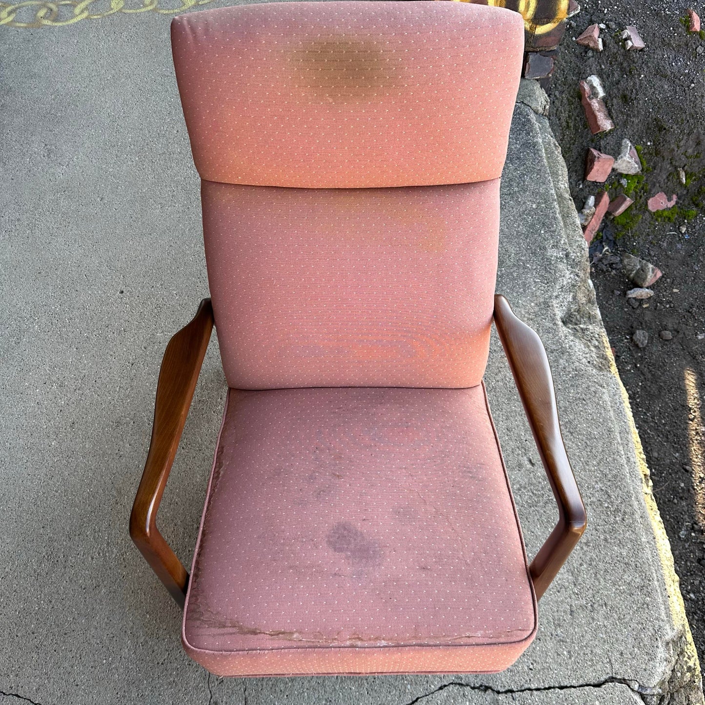 Folke Ohlsson for Dux Duxello Mid-Century Modern Walnut Lounge Chair With Ottoman