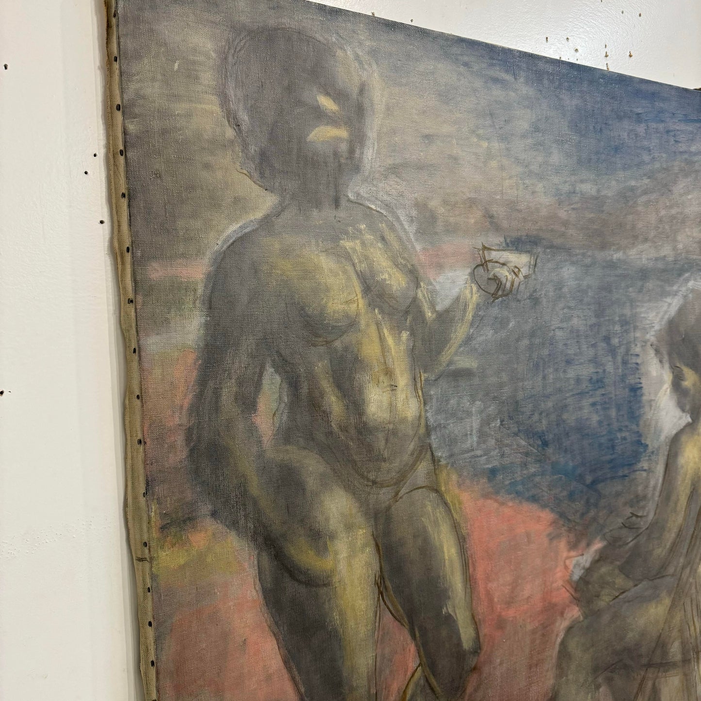 Nude Abstract Figure Painting