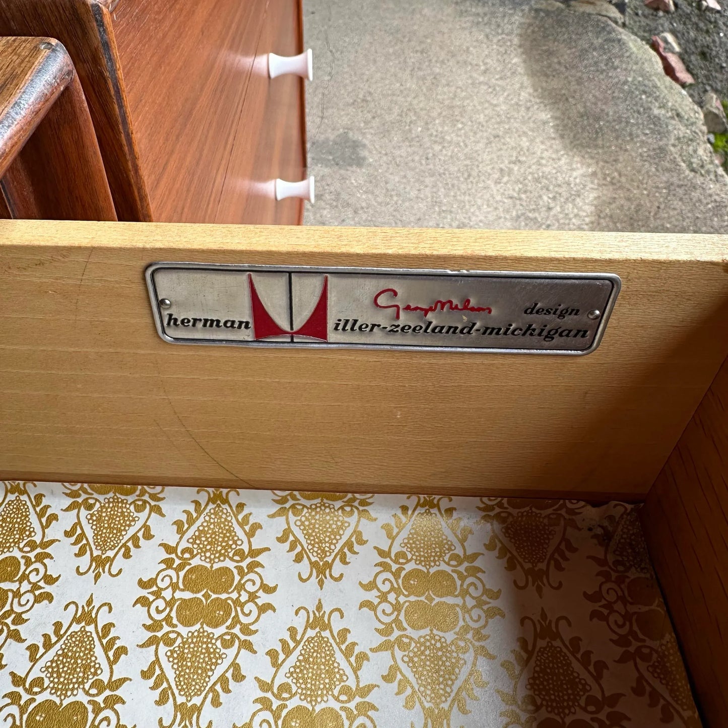 George Nelson for Herman Miller Thin Edge Chests With Vanity