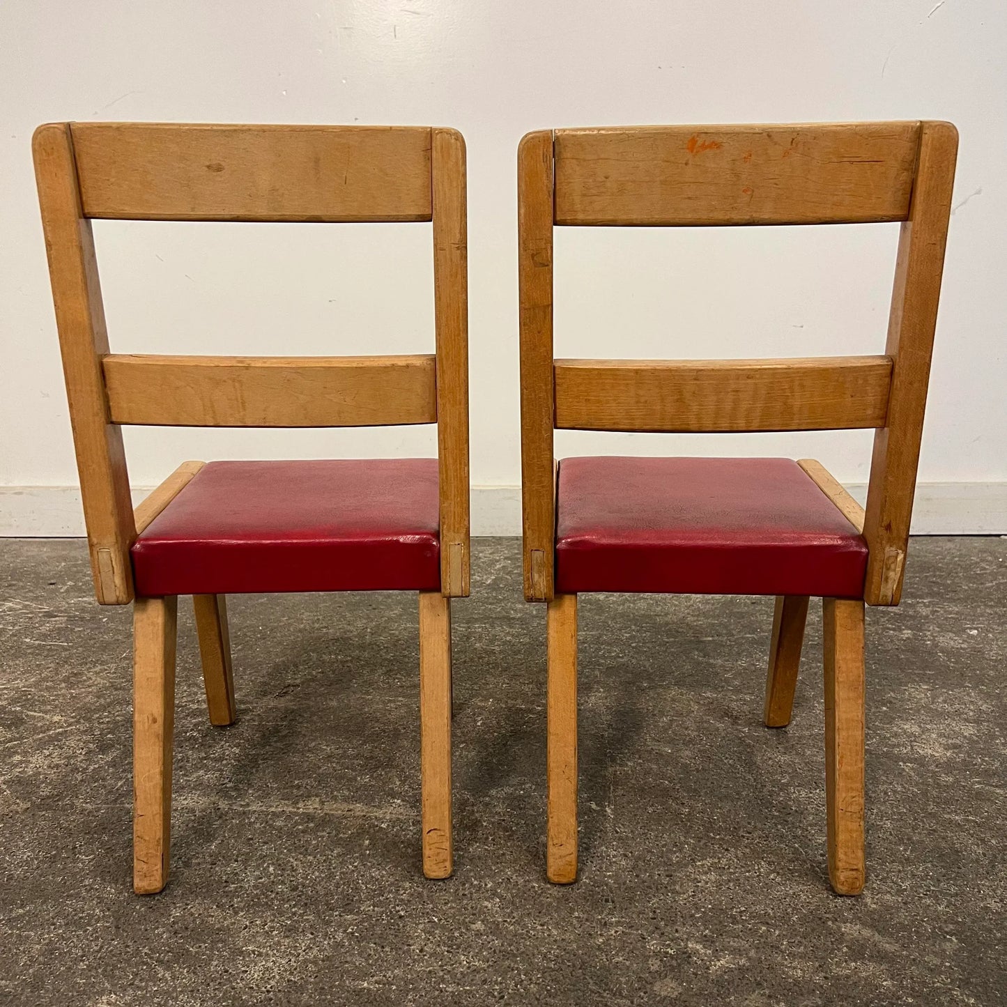 Pair of Jens Risom Style Children’s Chairs