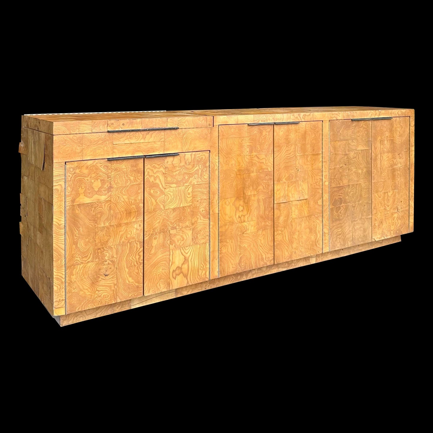 Paul Evans Patchwork Burlwood Credenza