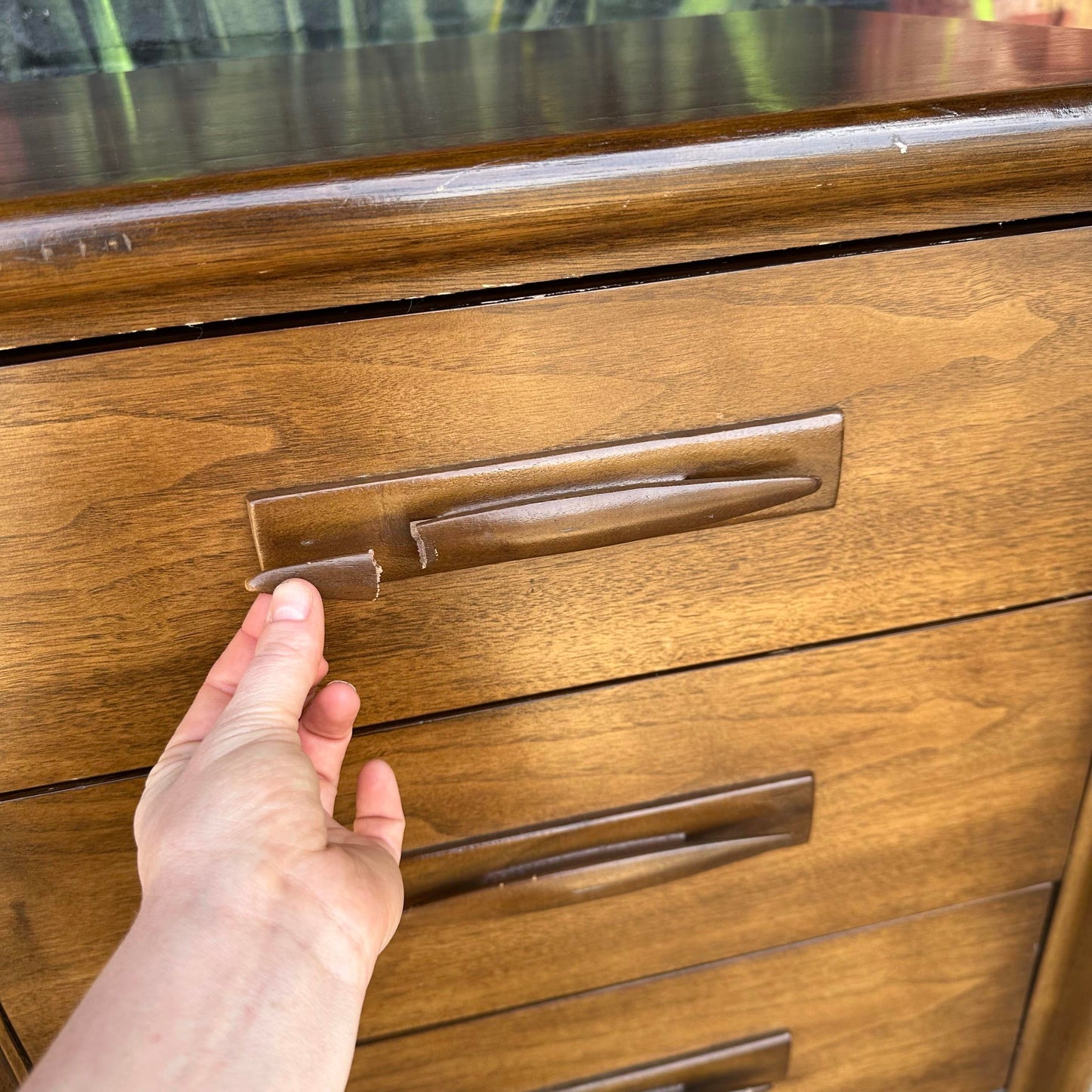 Mid-Century Modern Broyhill Emphasis Low Dresser