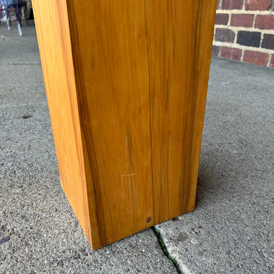 Wooden Sculpture by W. Moore 1977 “#7 Seated Figure”