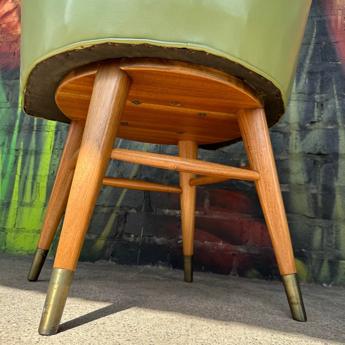 Edward Wormley for Dunbar Lazy Susan Dining Set With Heated Center and 6 Chairs