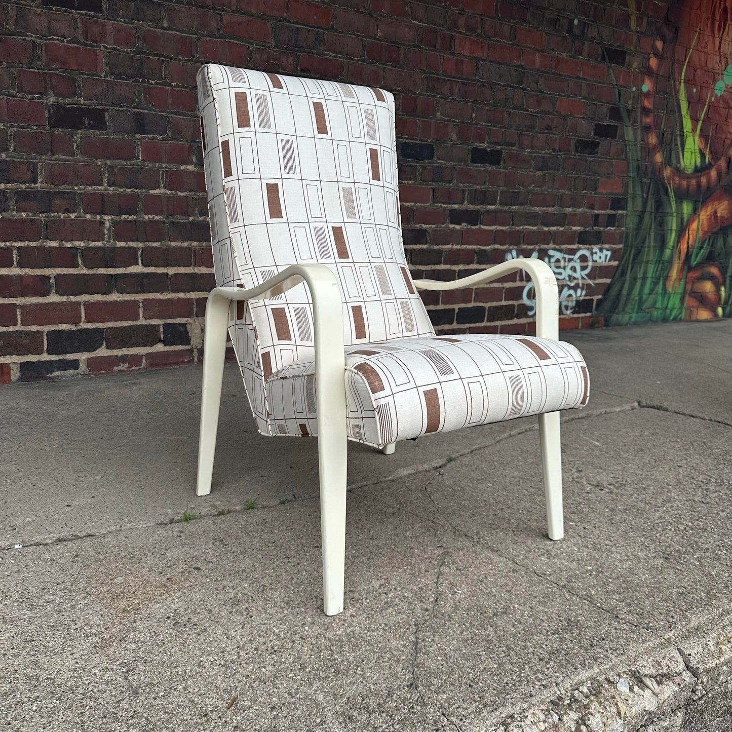 Thonet Tall Back Bentwood Arm Chair