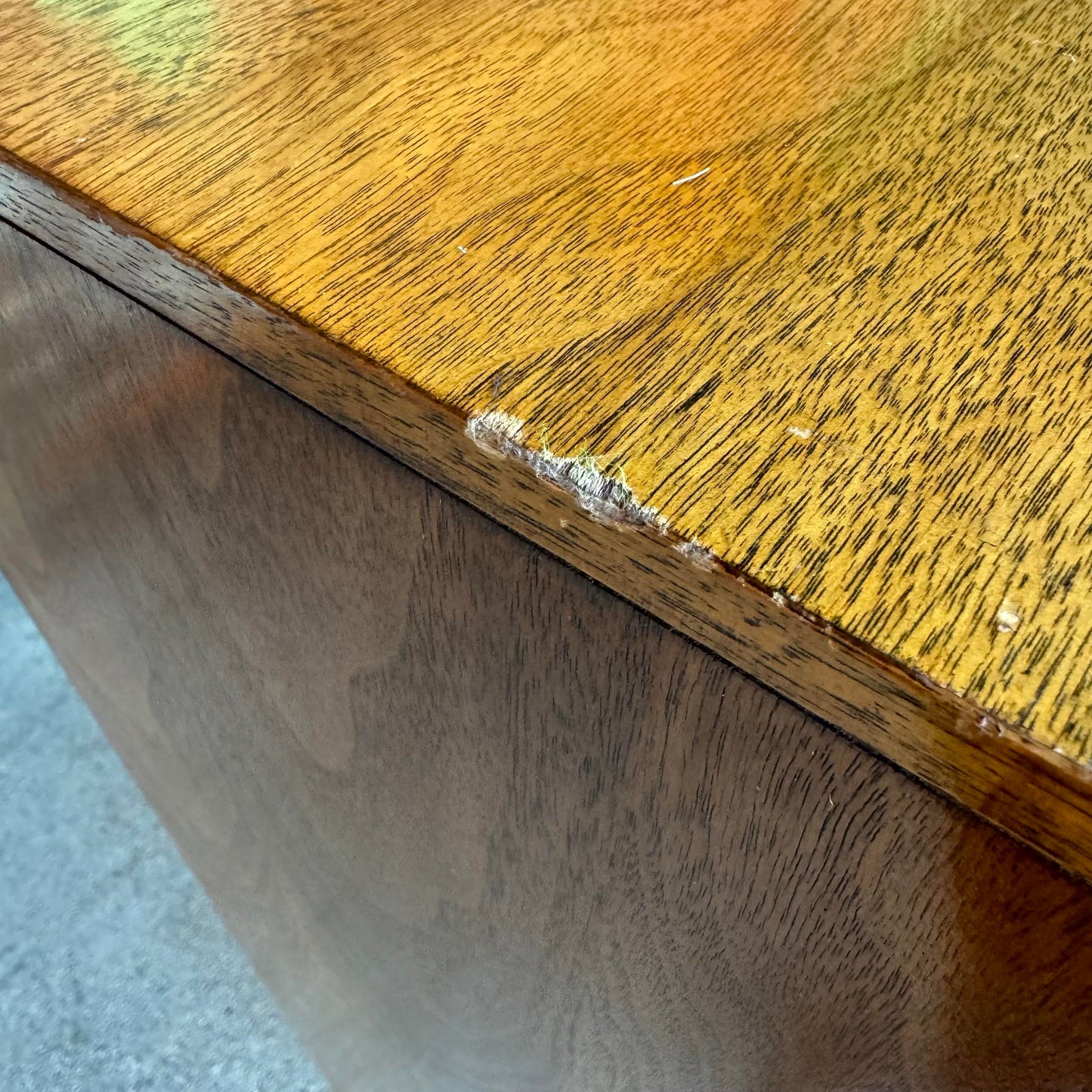 Unique Mid Century Modern Tall Wood Dresser