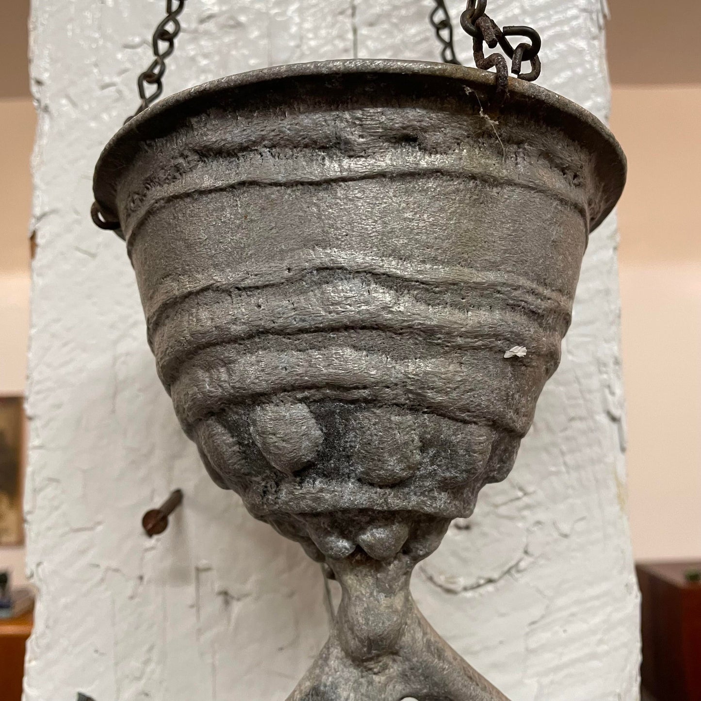 Vintage Don Drumm Aluminum Hanging Planter