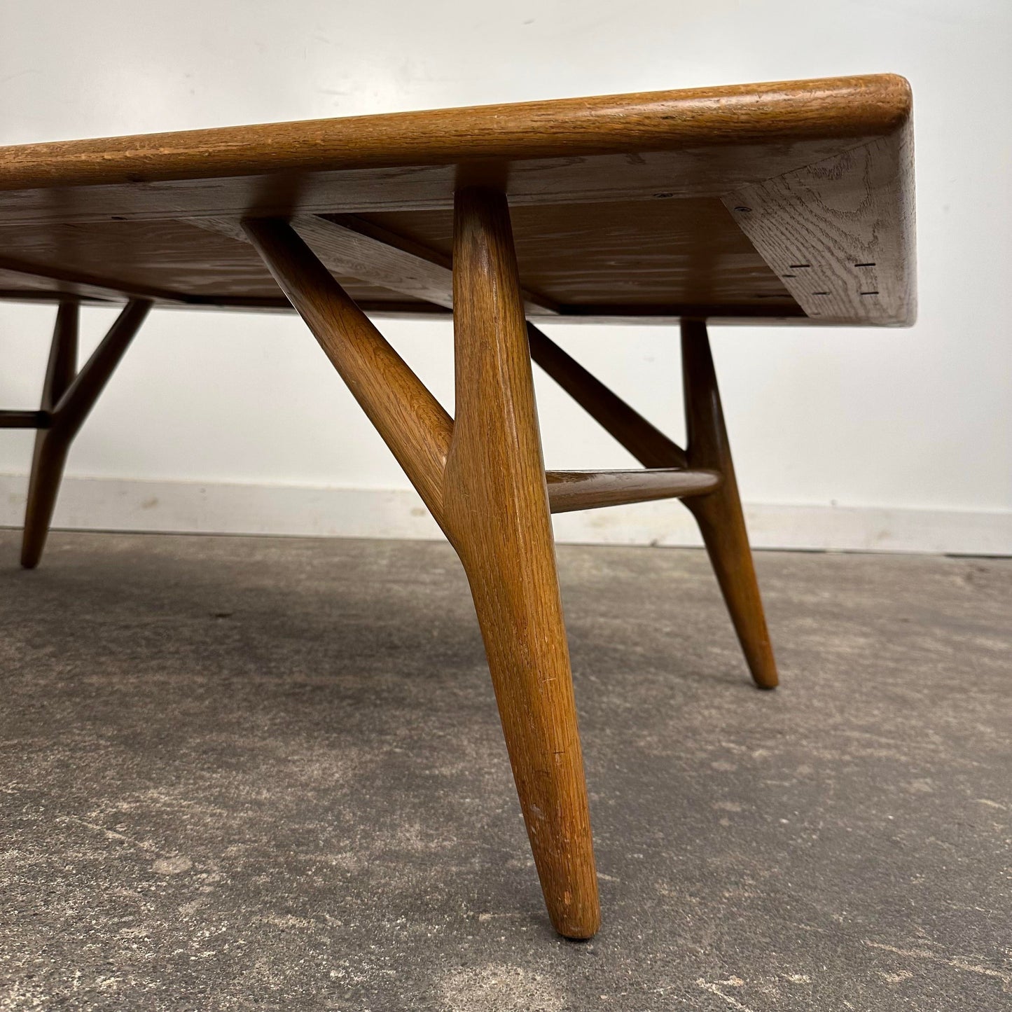 1950s Jack Van Der Molen Oak Coffee Table