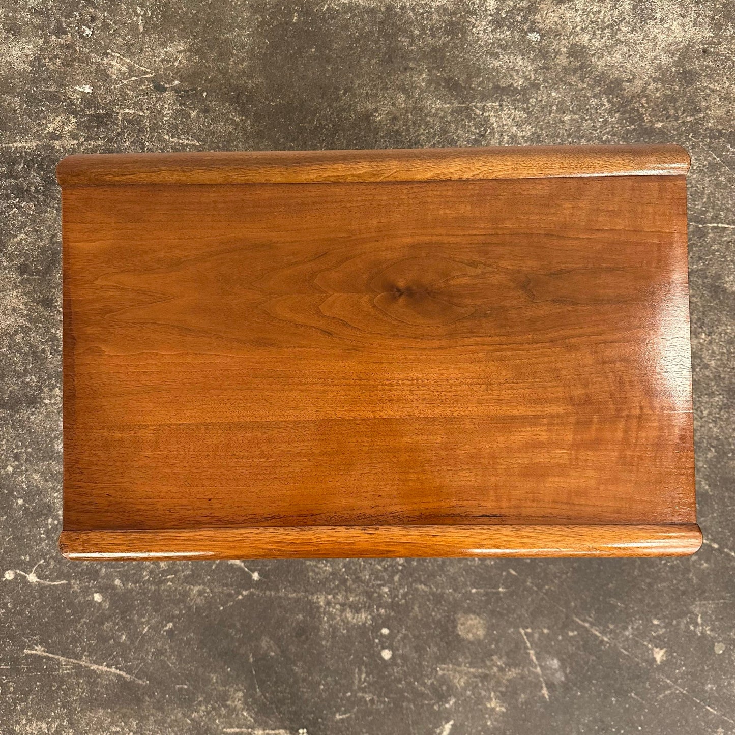 Walnut Nightstand End Table by Barney Flagg for Drexel Parallel