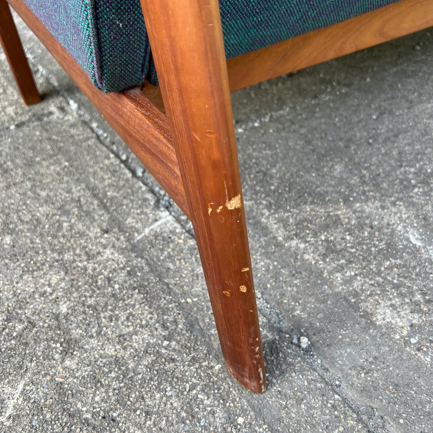 Finn Juhl Midcentury Danish Modern Teal Sofa