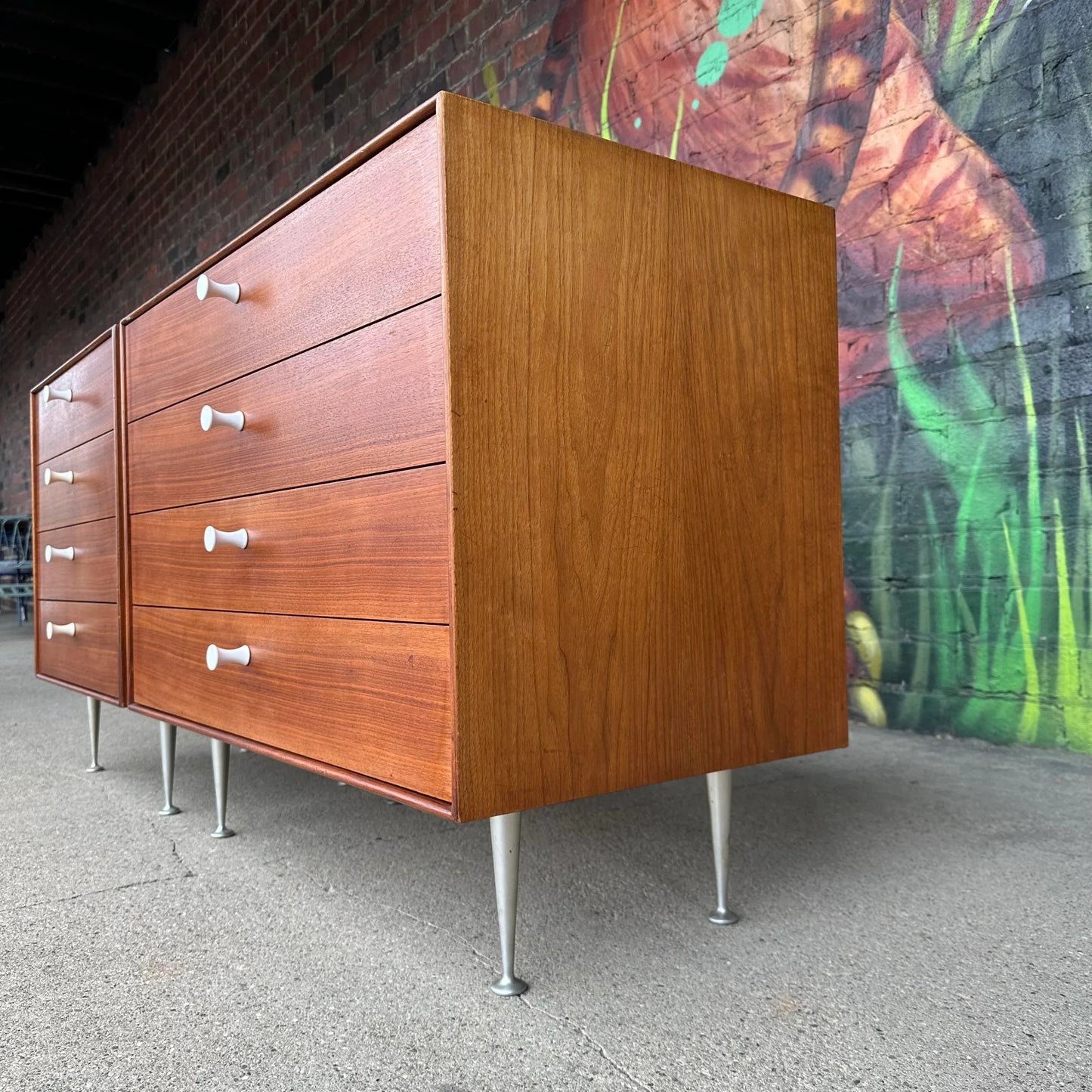 George Nelson for Herman Miller Thin Edge Chests With Vanity