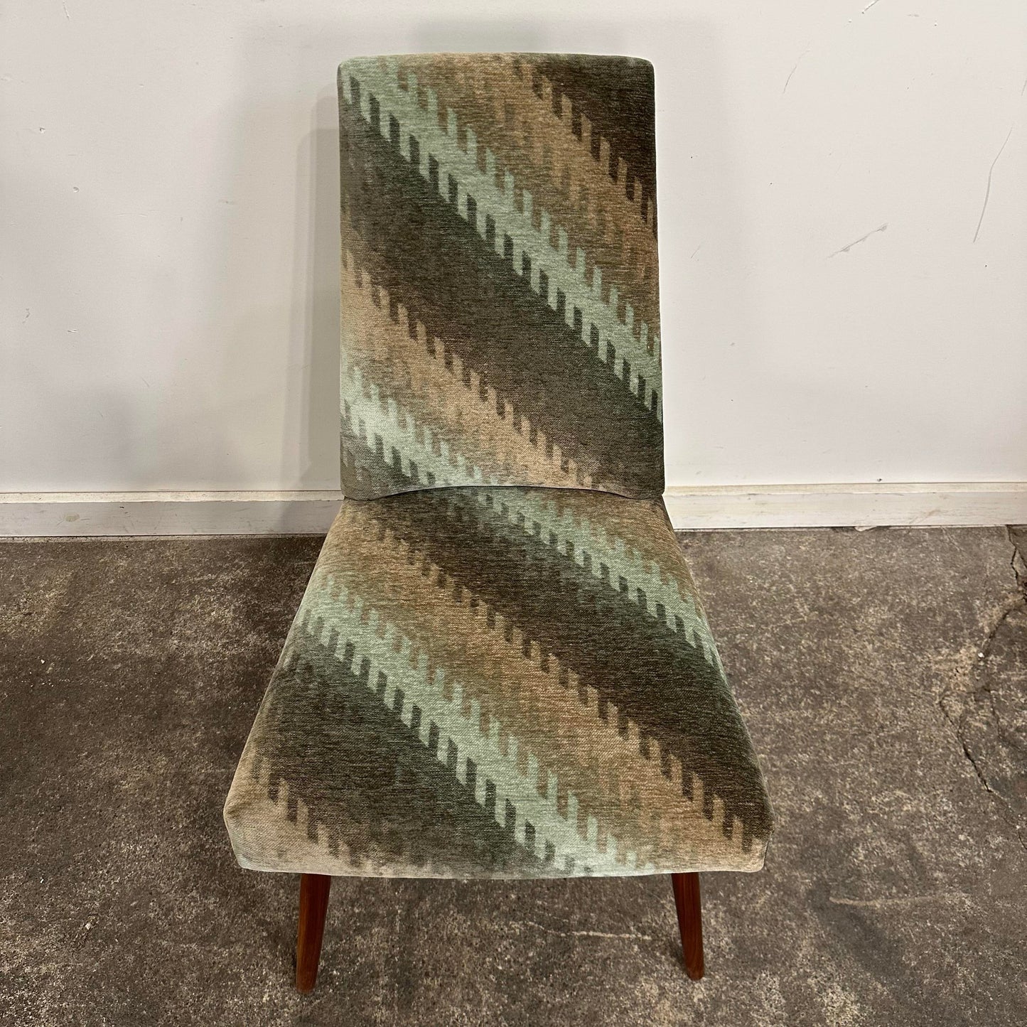 Set of 6 Reupholstered Adrian Pearsall Dining Chairs