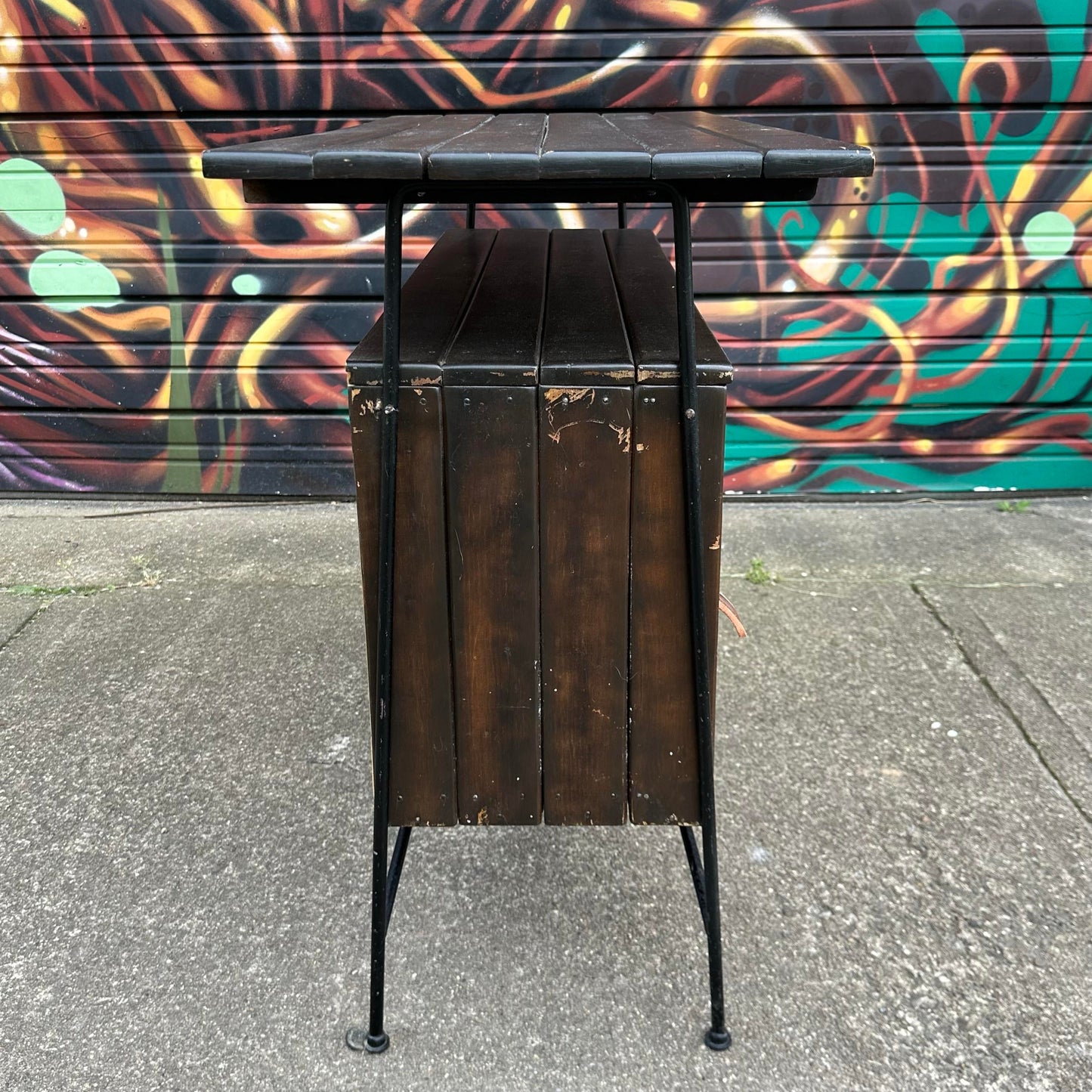 1950s Mid Century Arthur Umanoff Cocktail Dry Bar or Sideboard for Raymor