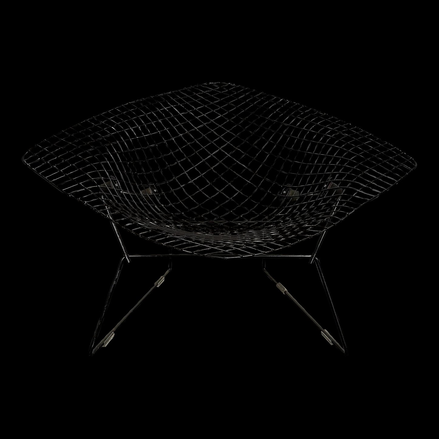 Mid Century Modern Wide Large Diamond Bertoia Chair