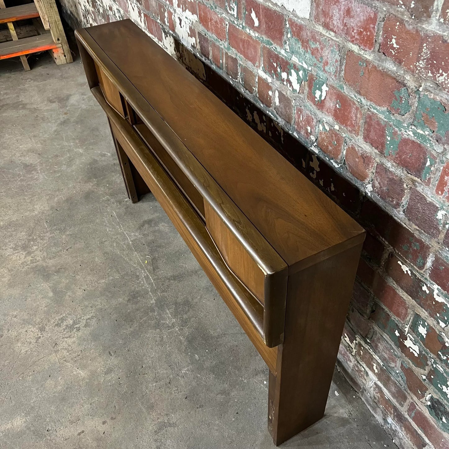 United Furniture Walnut Headboard With Storage