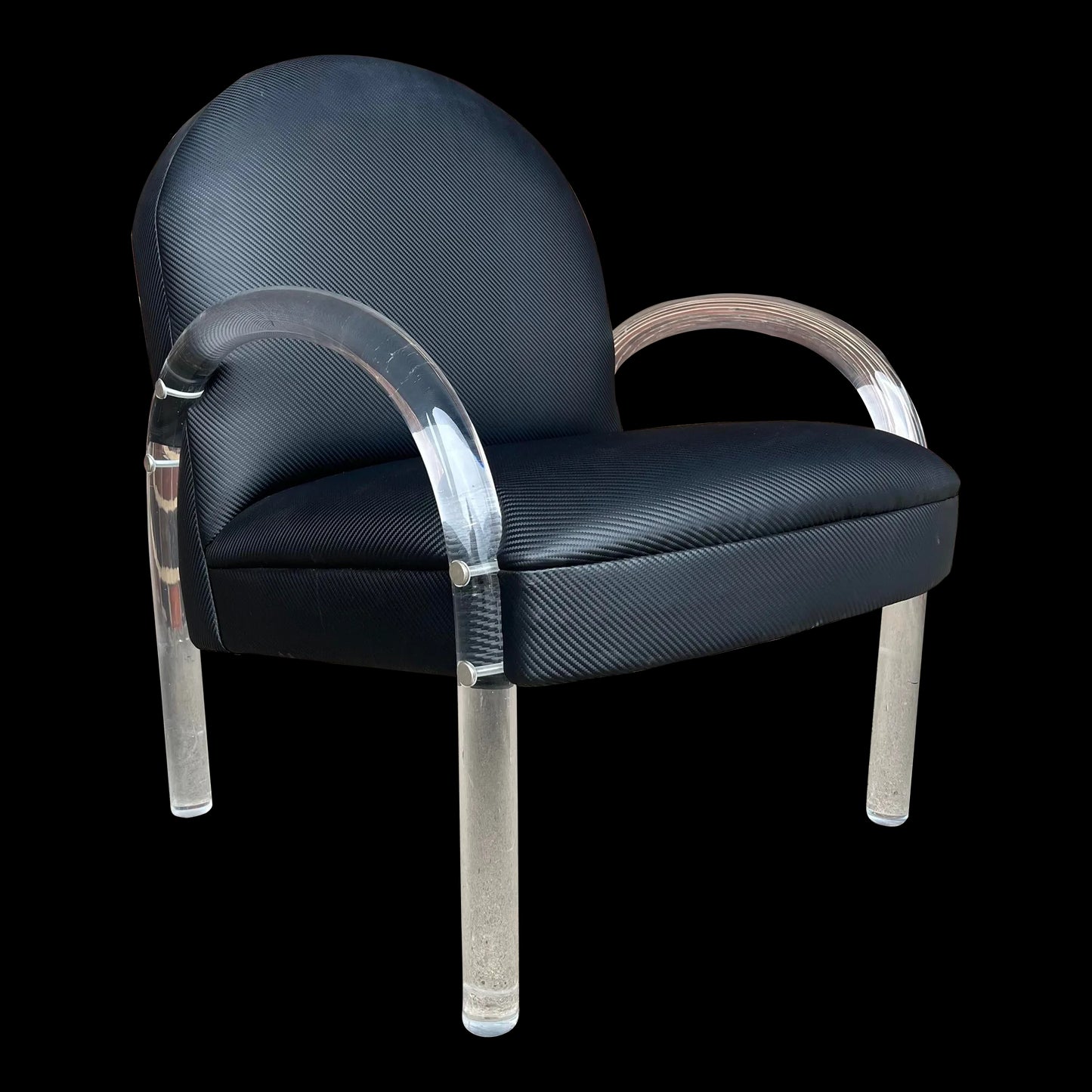 Mid Century Modern Pace Lucite Club Chair