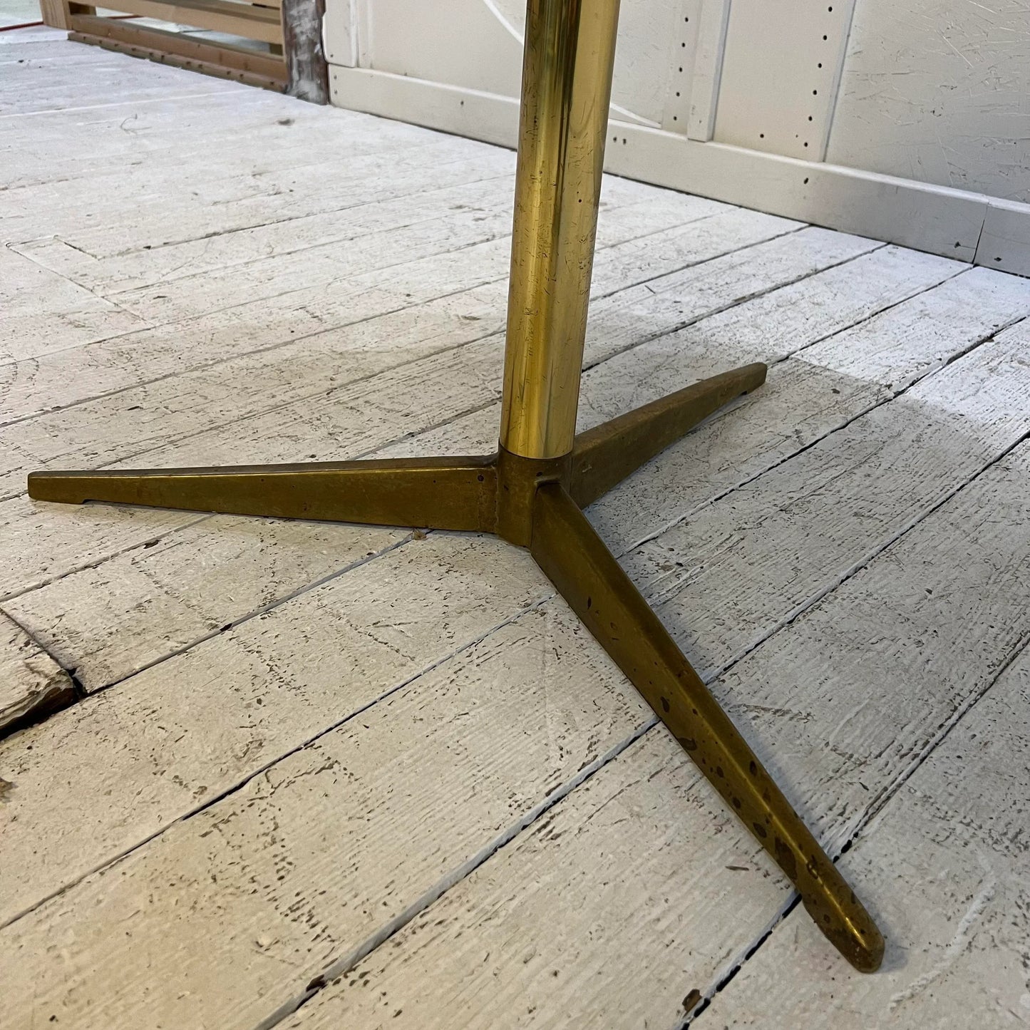 Mosaic Glass and Brass Table Kagan Dunbar Style