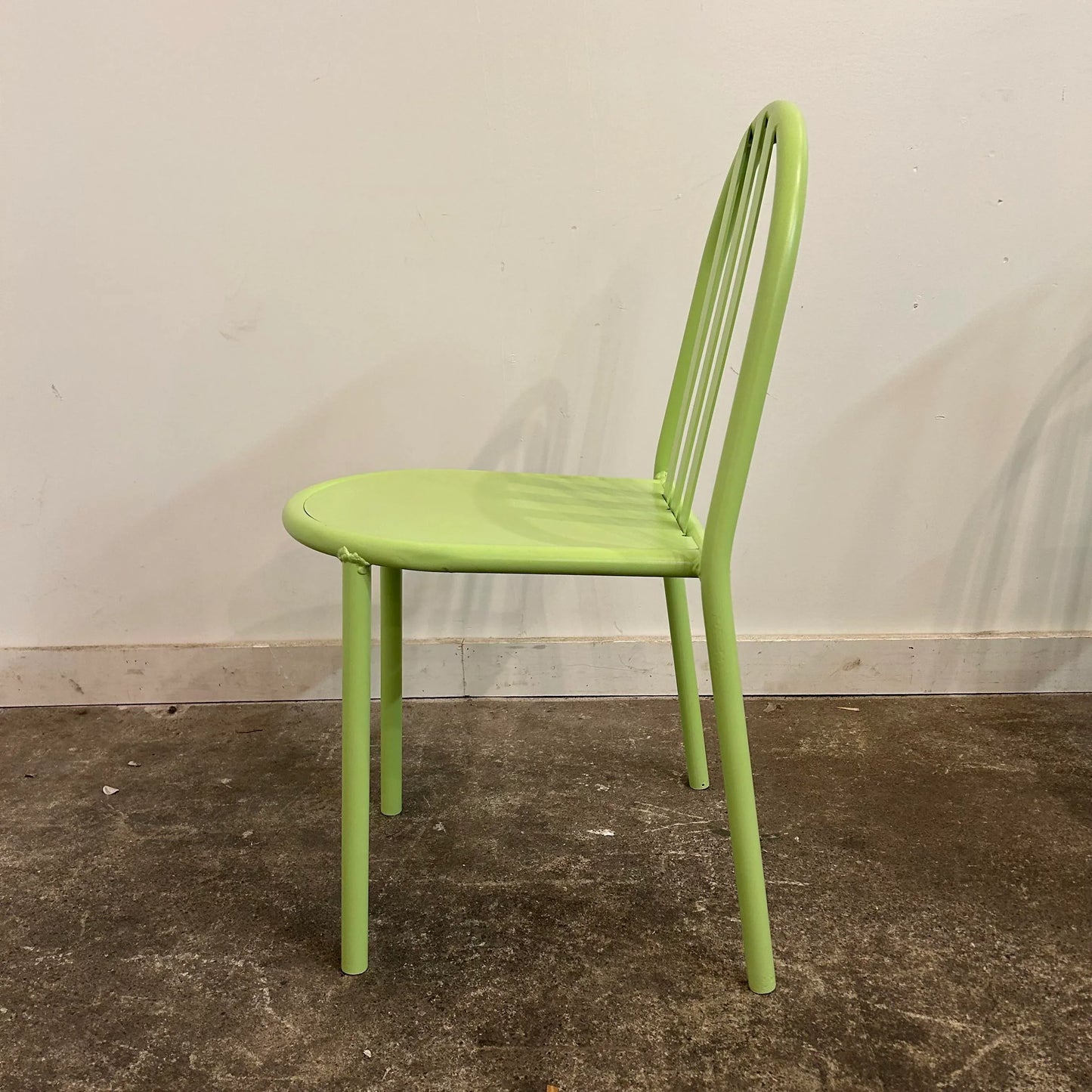 Set of 6 Model 222 Dining Chairs by Robert Mallet-Stevens Older Originals New Powder Coat