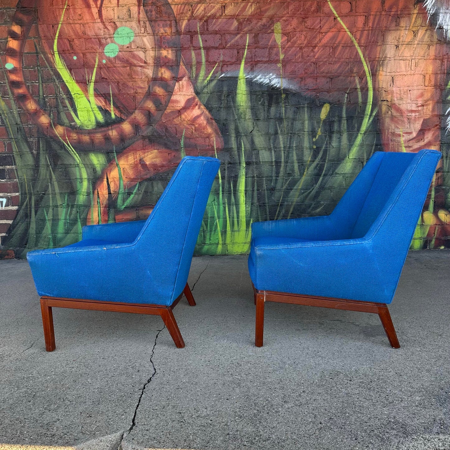 Pair of Erik Kolling Andersen Lounge Chairs