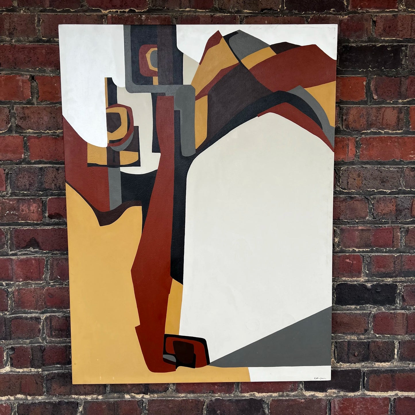 Gail Cottingham Abstarct Painting 1975 American Aspen Colorado