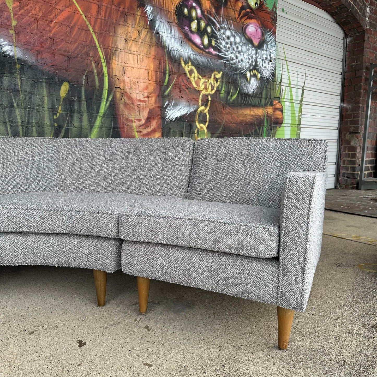 Reupholstered 3-Piece Edward Wormley for Dunbar Sectional Expertly Reupholstered With Pincore Foam