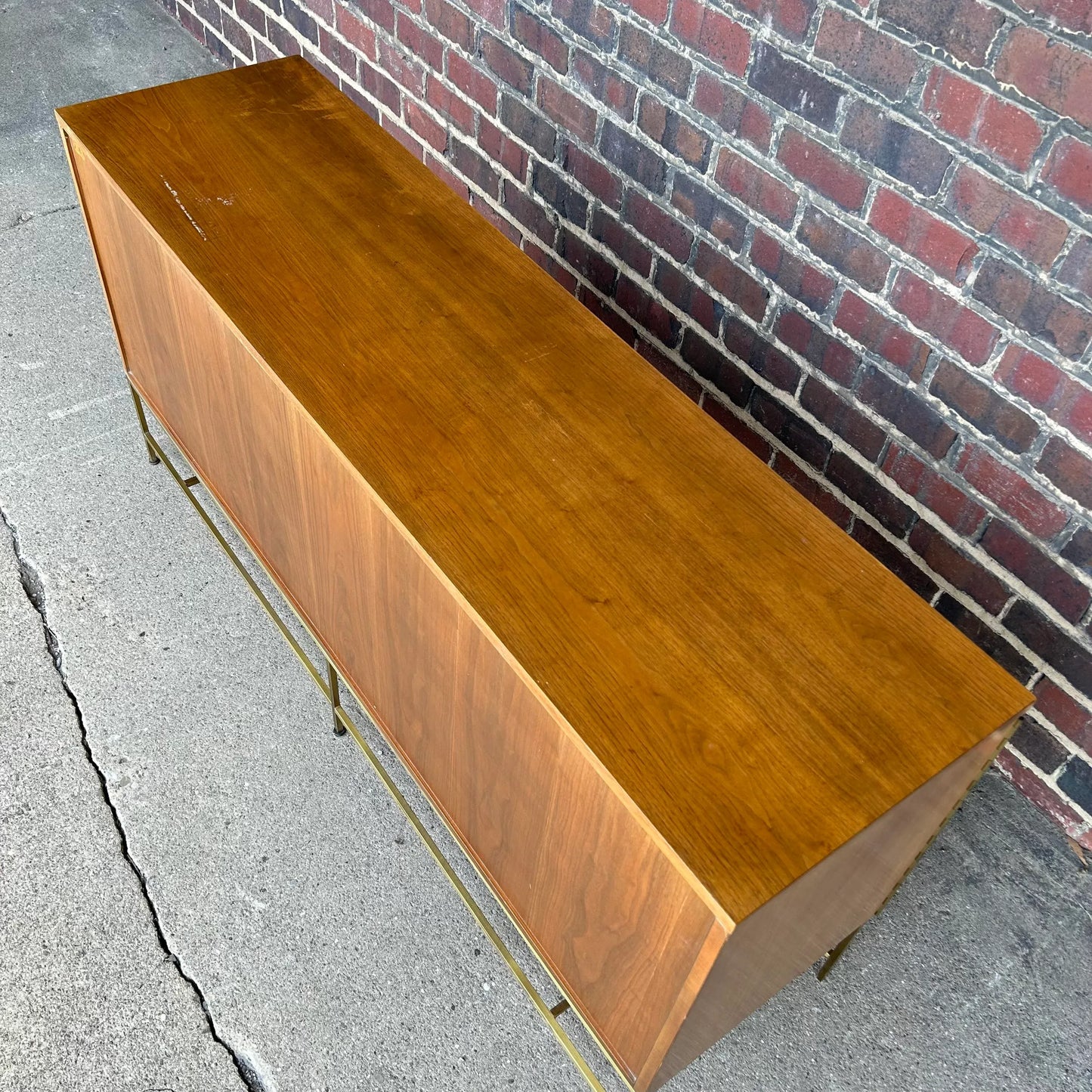 Paul McCobb for Calvin Credenza With Brass Base