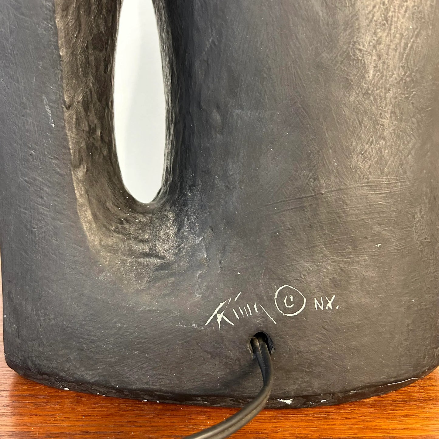 Reva Large Digital Table Top Sculptural Ceramic Lamp