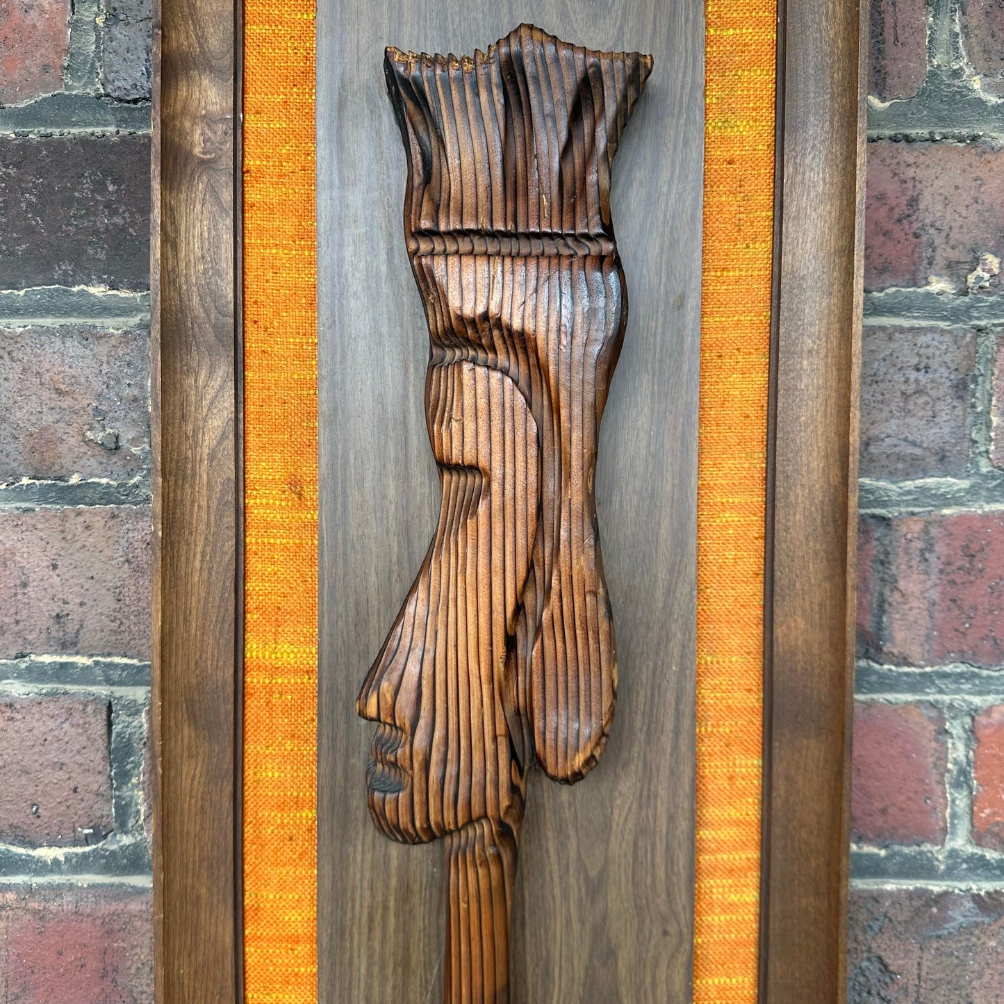 Witco Framed Wooden Queen Sculptural Art