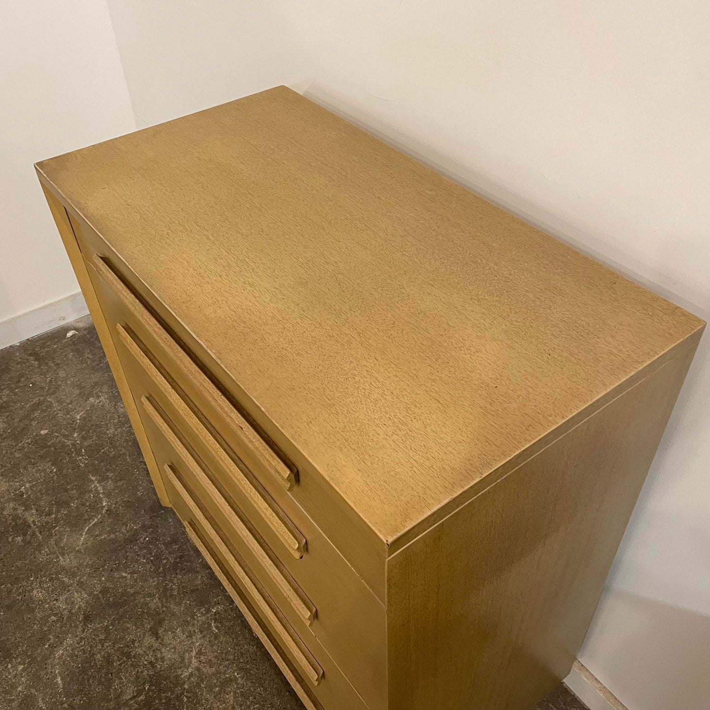 Vintage Mid Century Modern John Stuart Furniture Tall Dresser