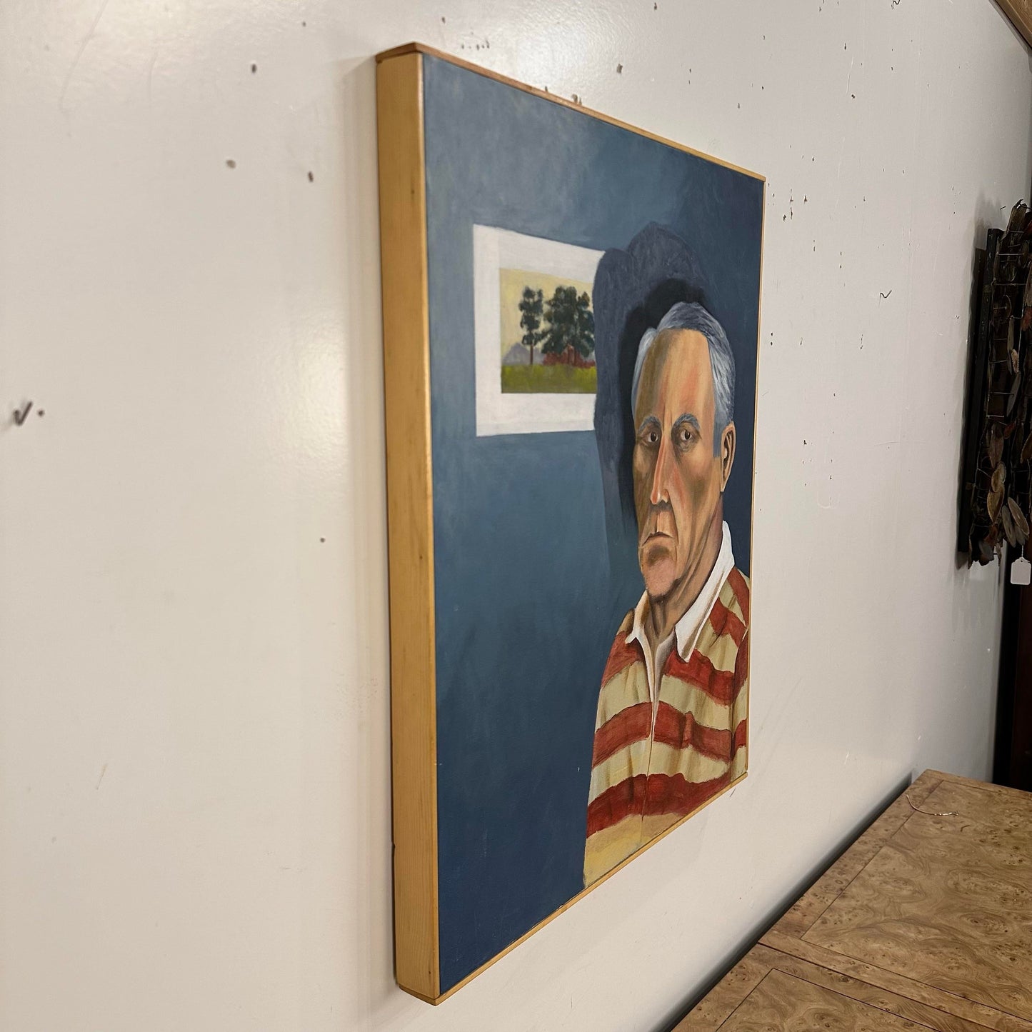 C. Baldanza Self Portrait Painting
