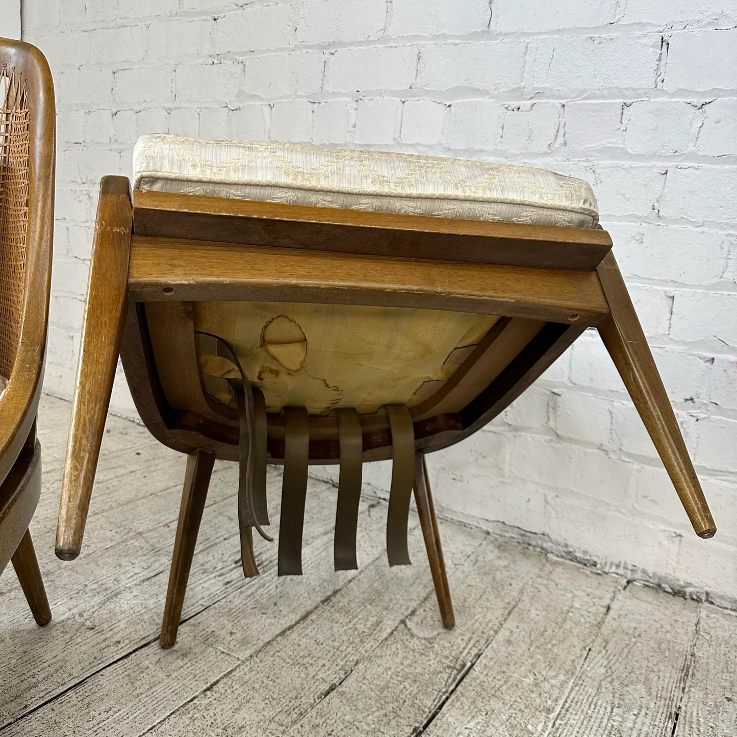 Set of 3 Harvey Probber Caned 'Gondola' Side Chairs