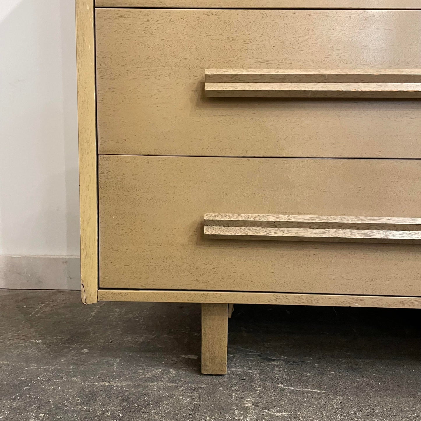 Vintage Mid Century Modern John Stuart Furniture Tall Dresser