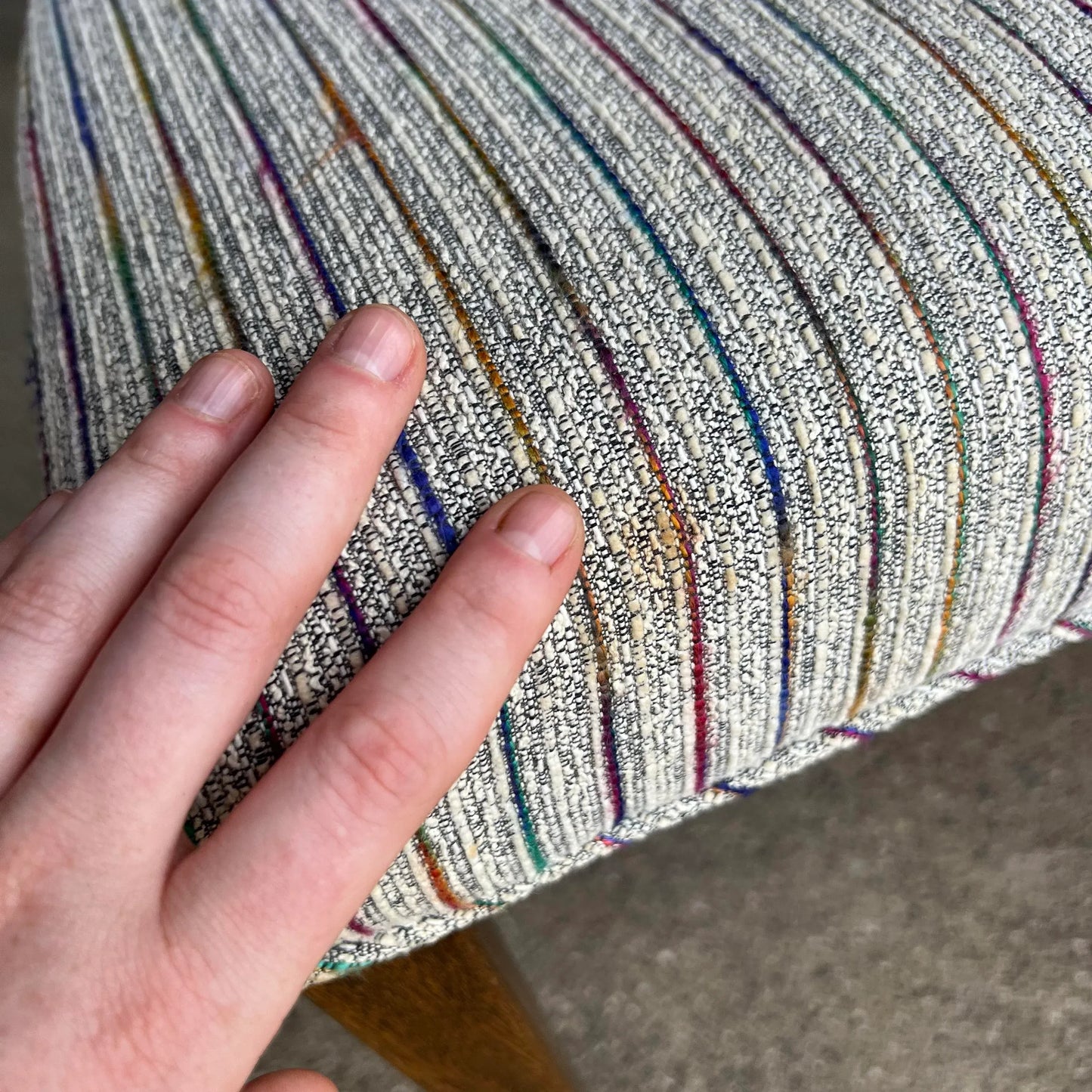 Set of 6 Harvey Probber Caned Back Dining Chairs