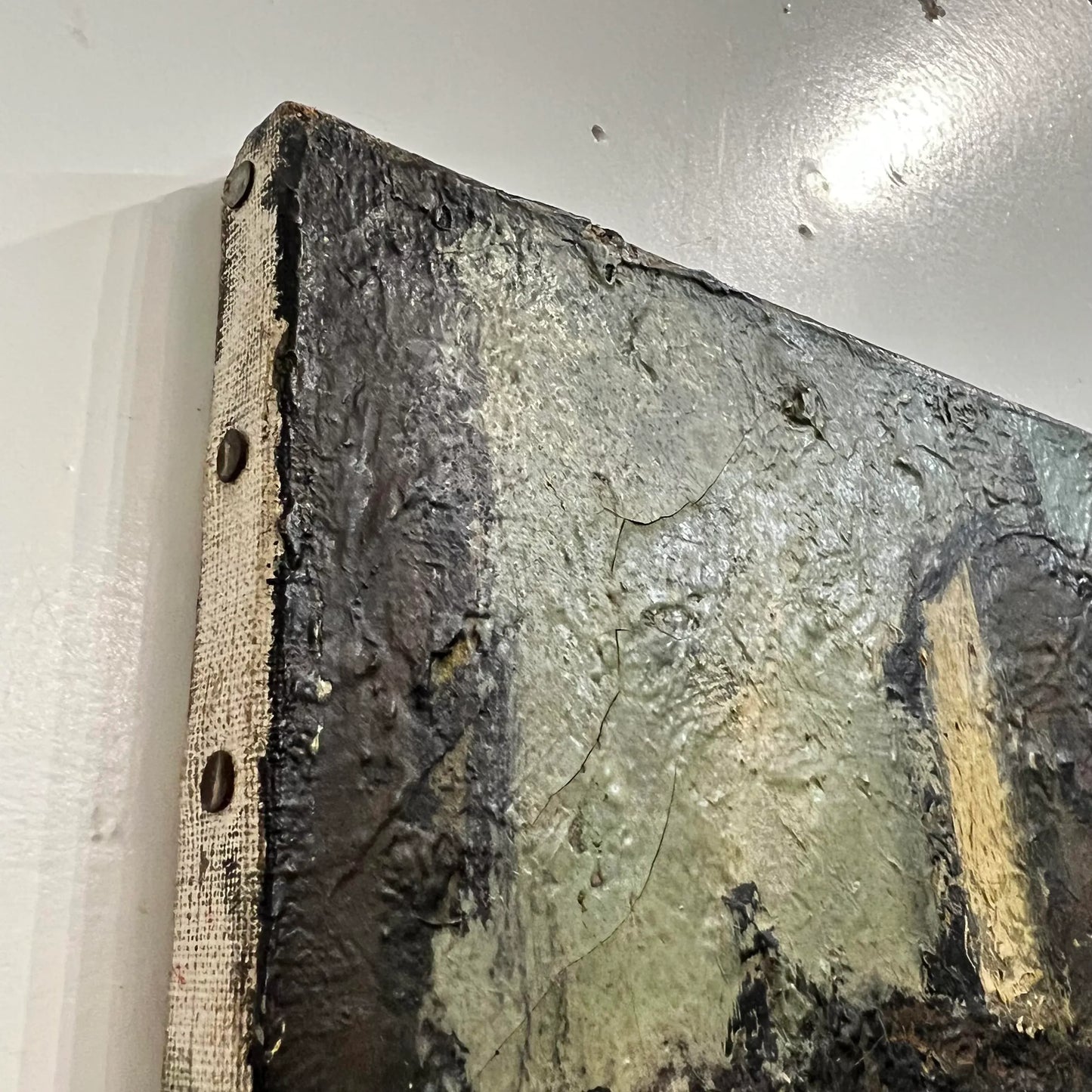 George Vausser Cityscape Painting Signed